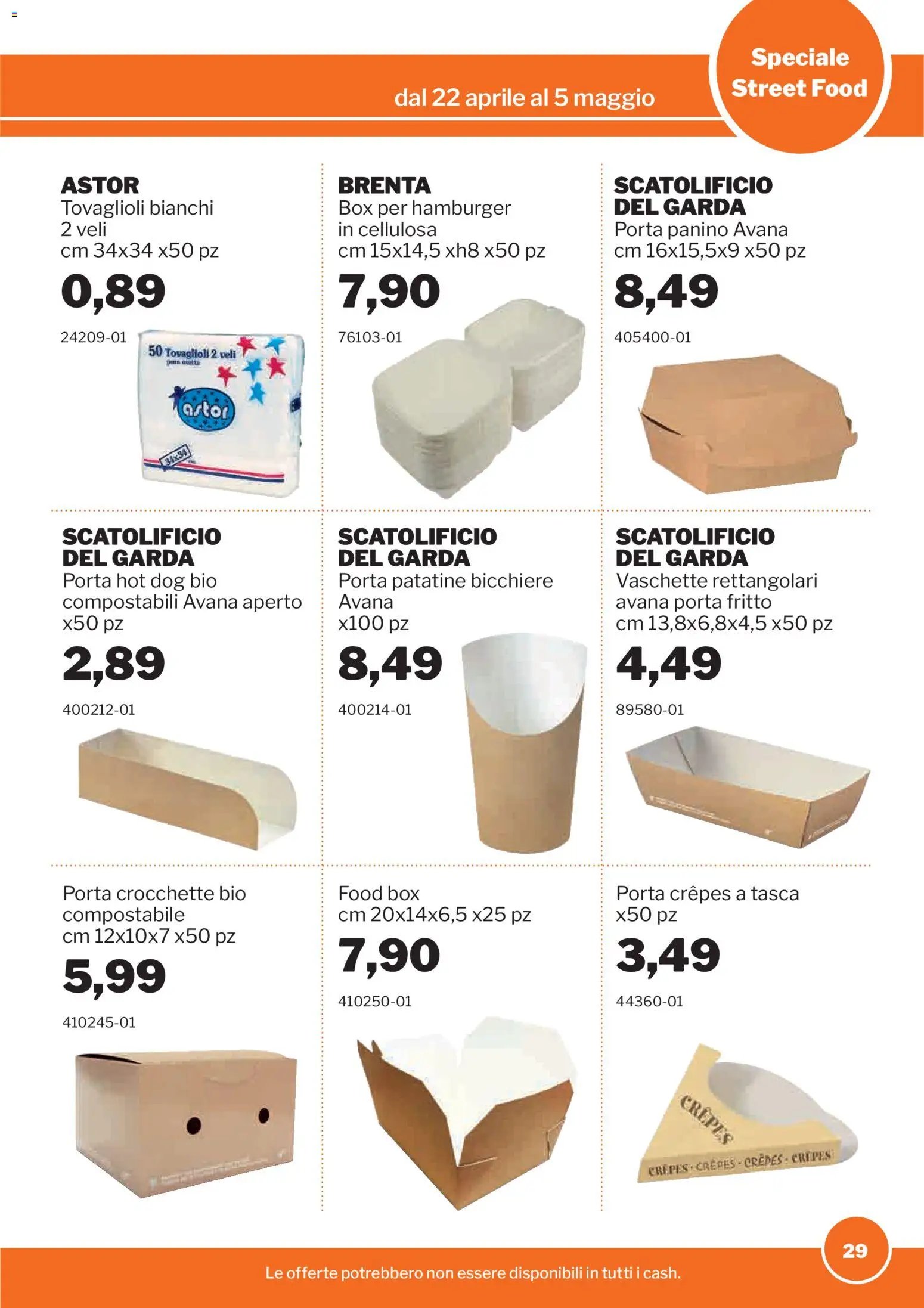 Sogegross volantino Street Food (2026-04-22 - 2026-05-05)