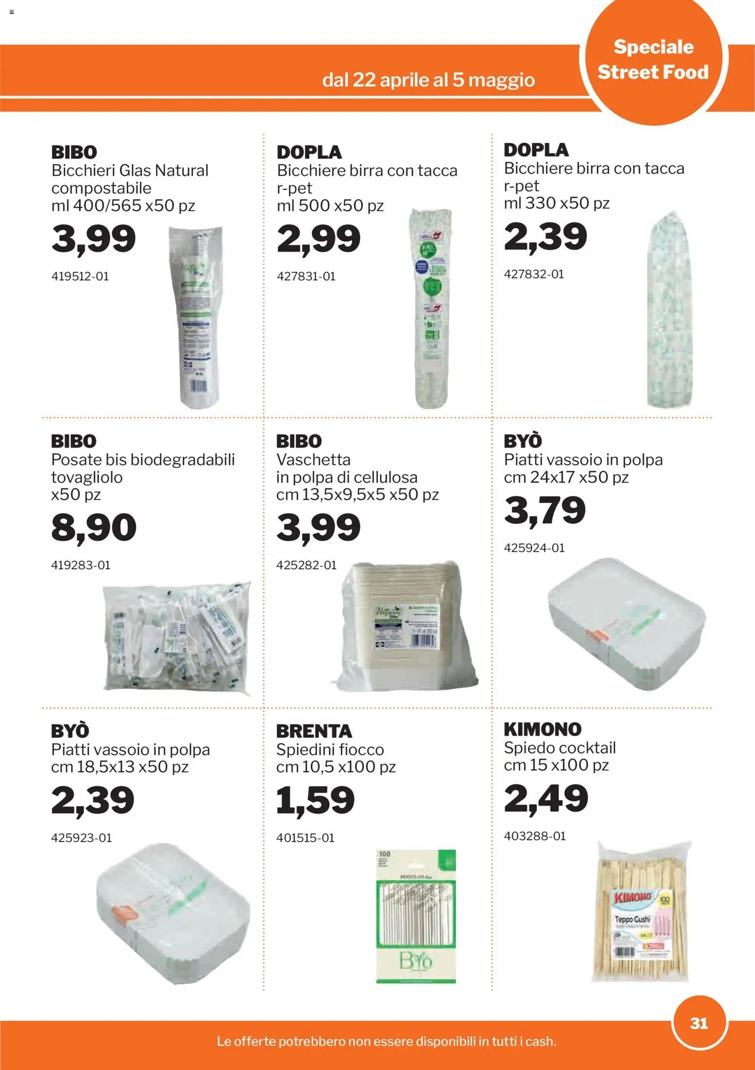 Sogegross volantino Street Food (2026-04-22 - 2026-05-05)