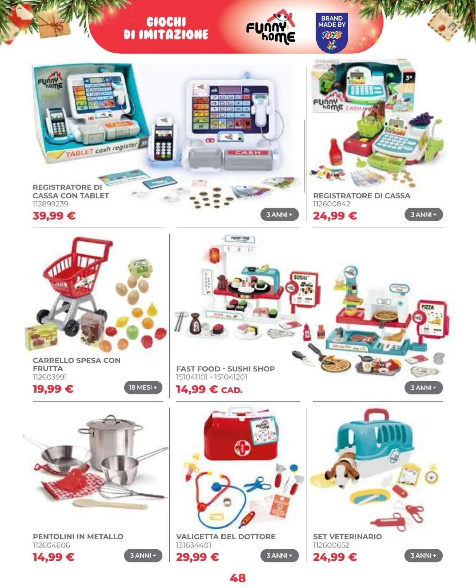 Toys Center volantino Natale
