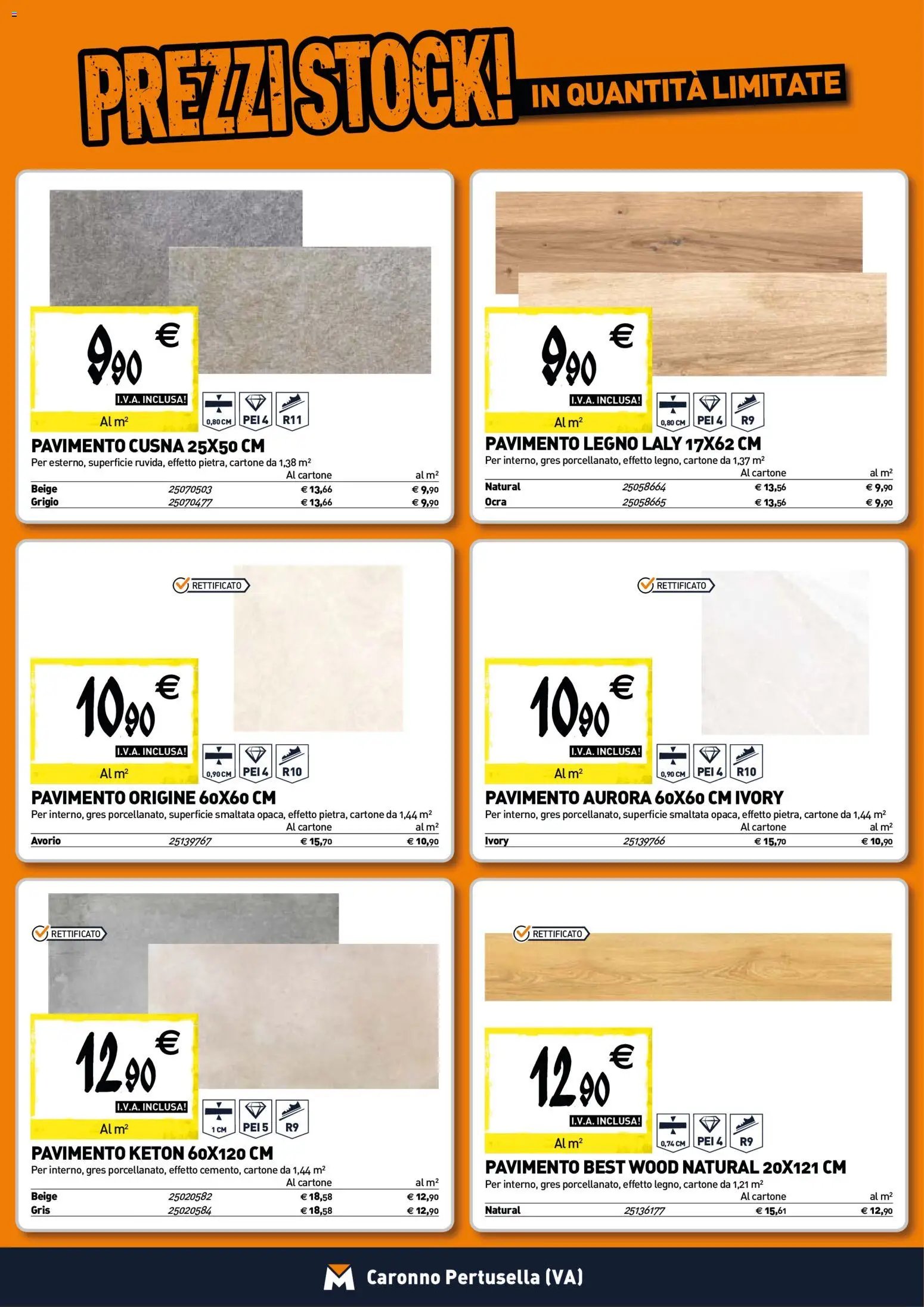 TECNOMAT - Straordinari prezzi stock