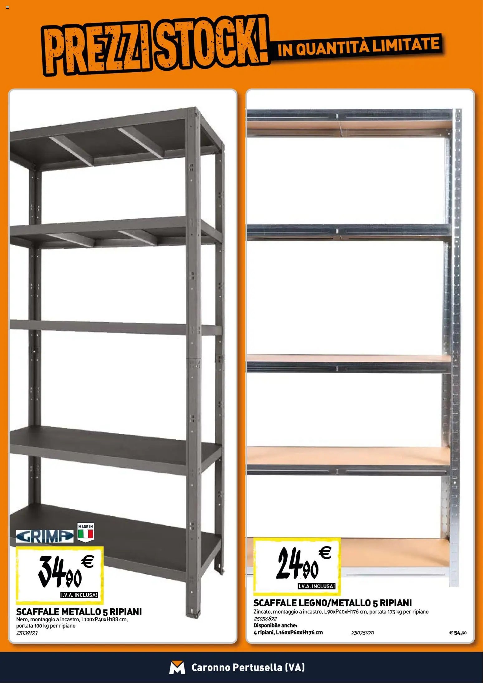 TECNOMAT - Straordinari prezzi stock