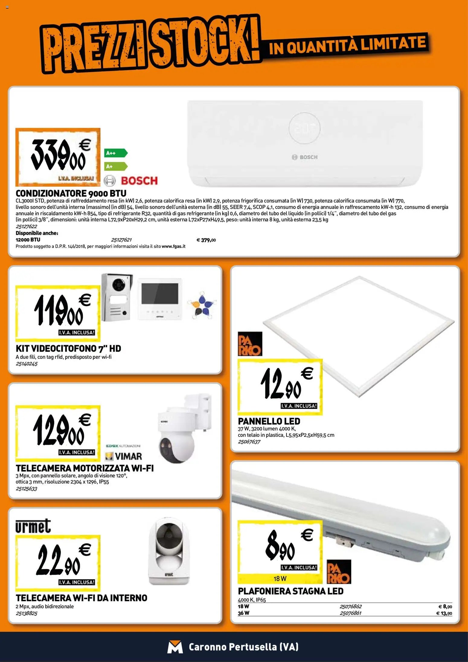 TECNOMAT - Straordinari prezzi stock