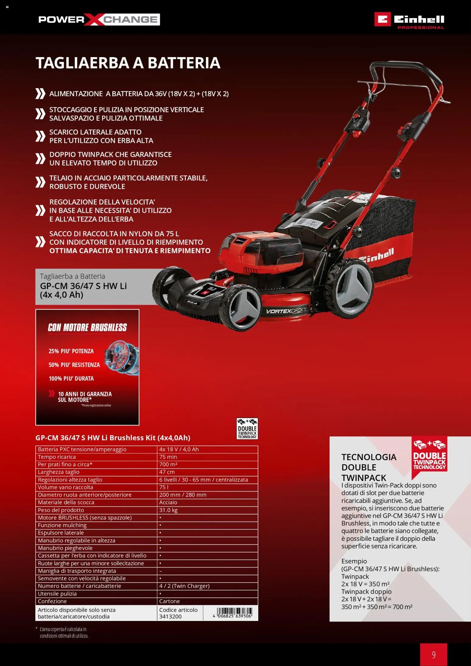 Einhell volantino Giardinaggio 2026 (2026-03-17 - 2026-12-31)