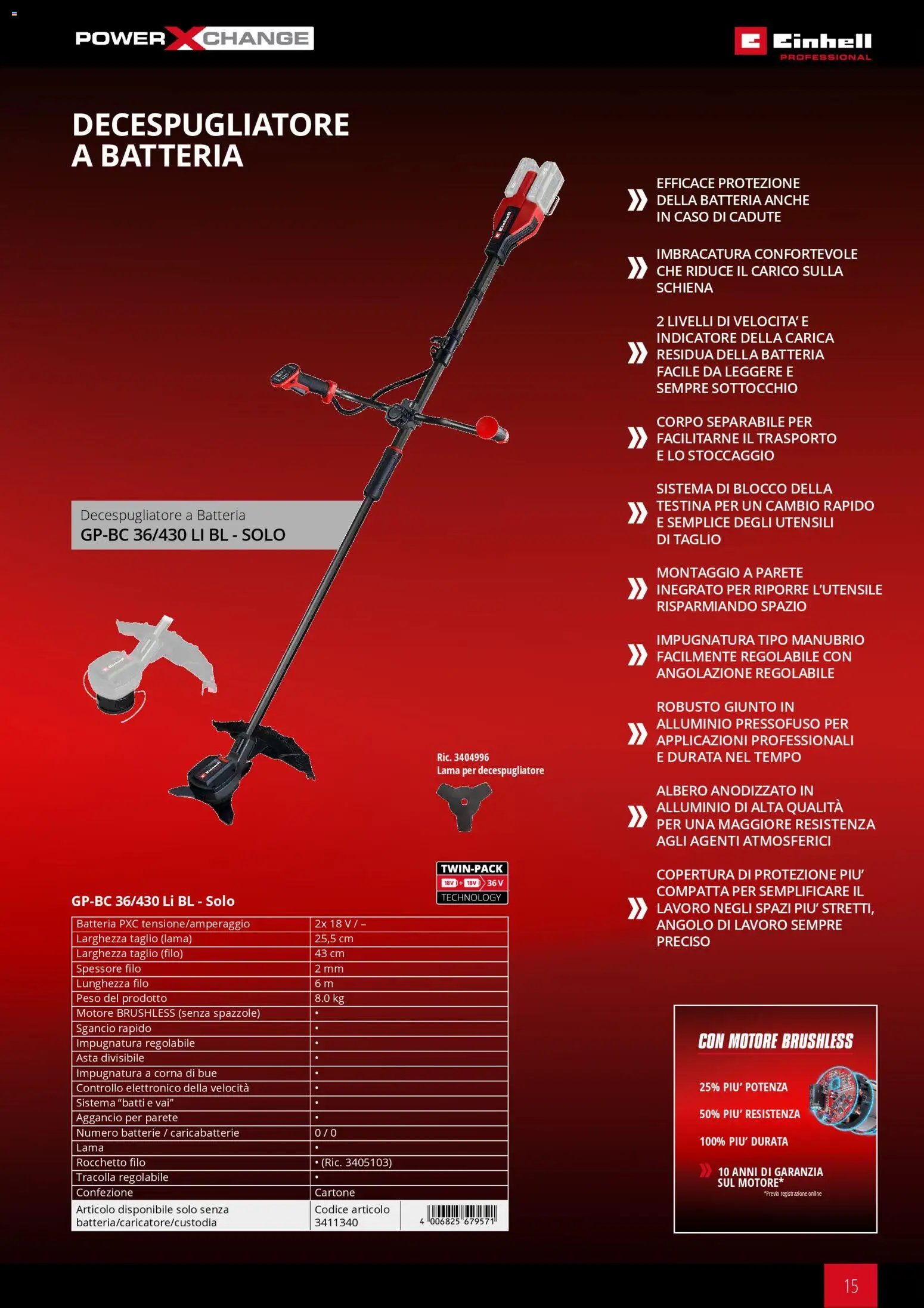 Einhell volantino Giardinaggio 2026 (2026-03-17 - 2026-12-31)