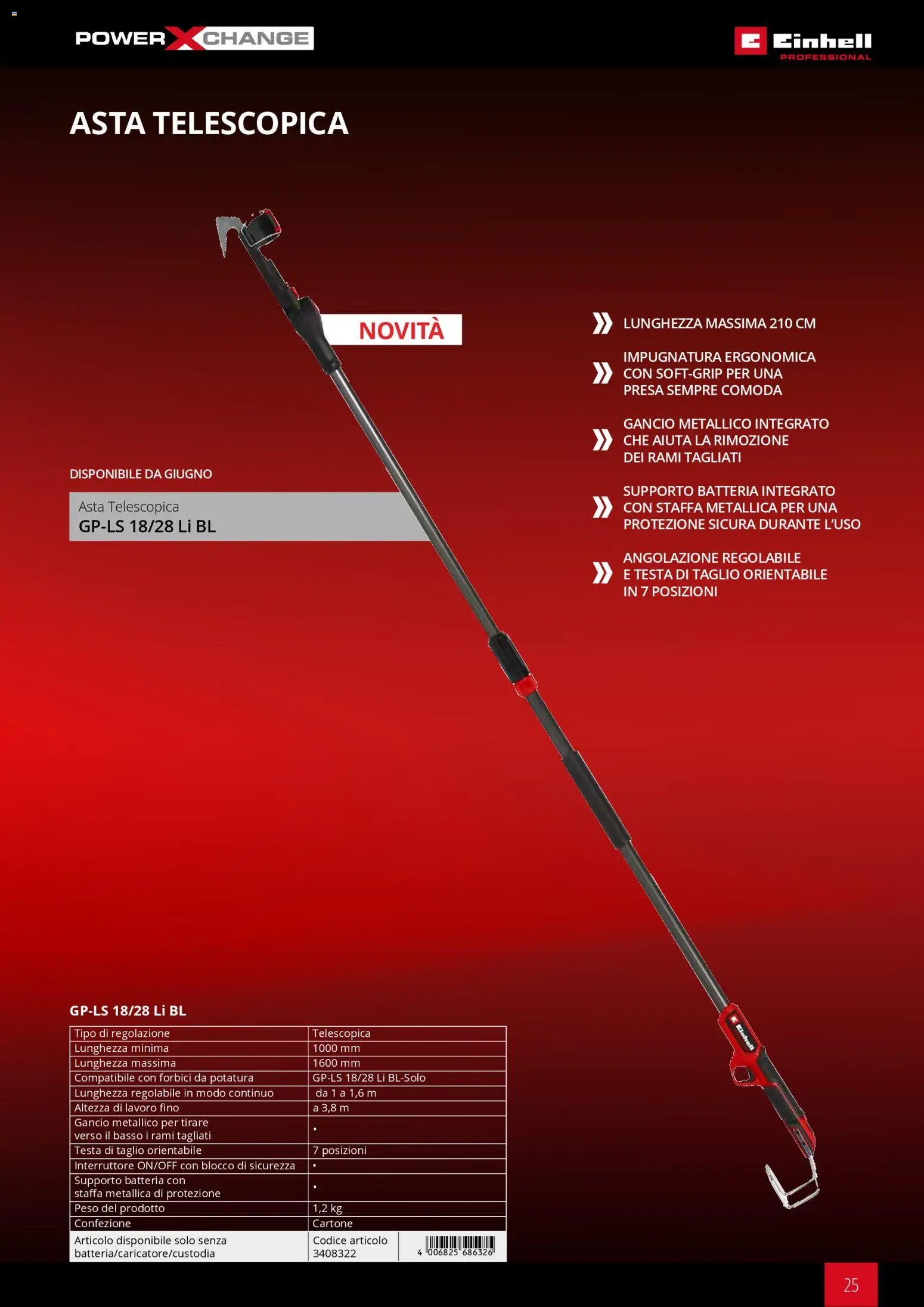 Einhell volantino Giardinaggio 2026 (2026-03-17 - 2026-12-31)