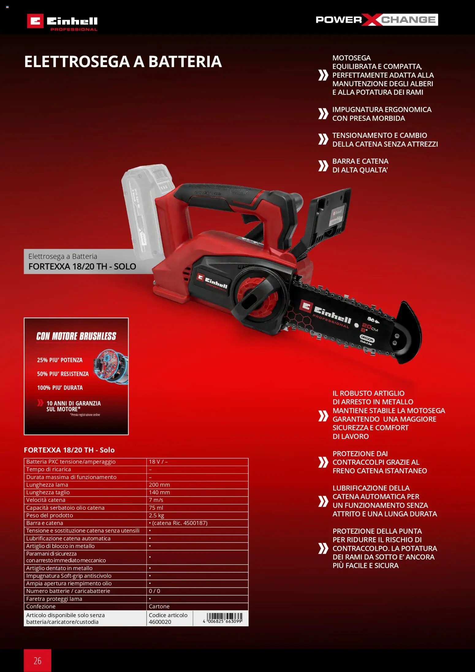 Einhell volantino Giardinaggio 2026 (2026-03-17 - 2026-12-31)