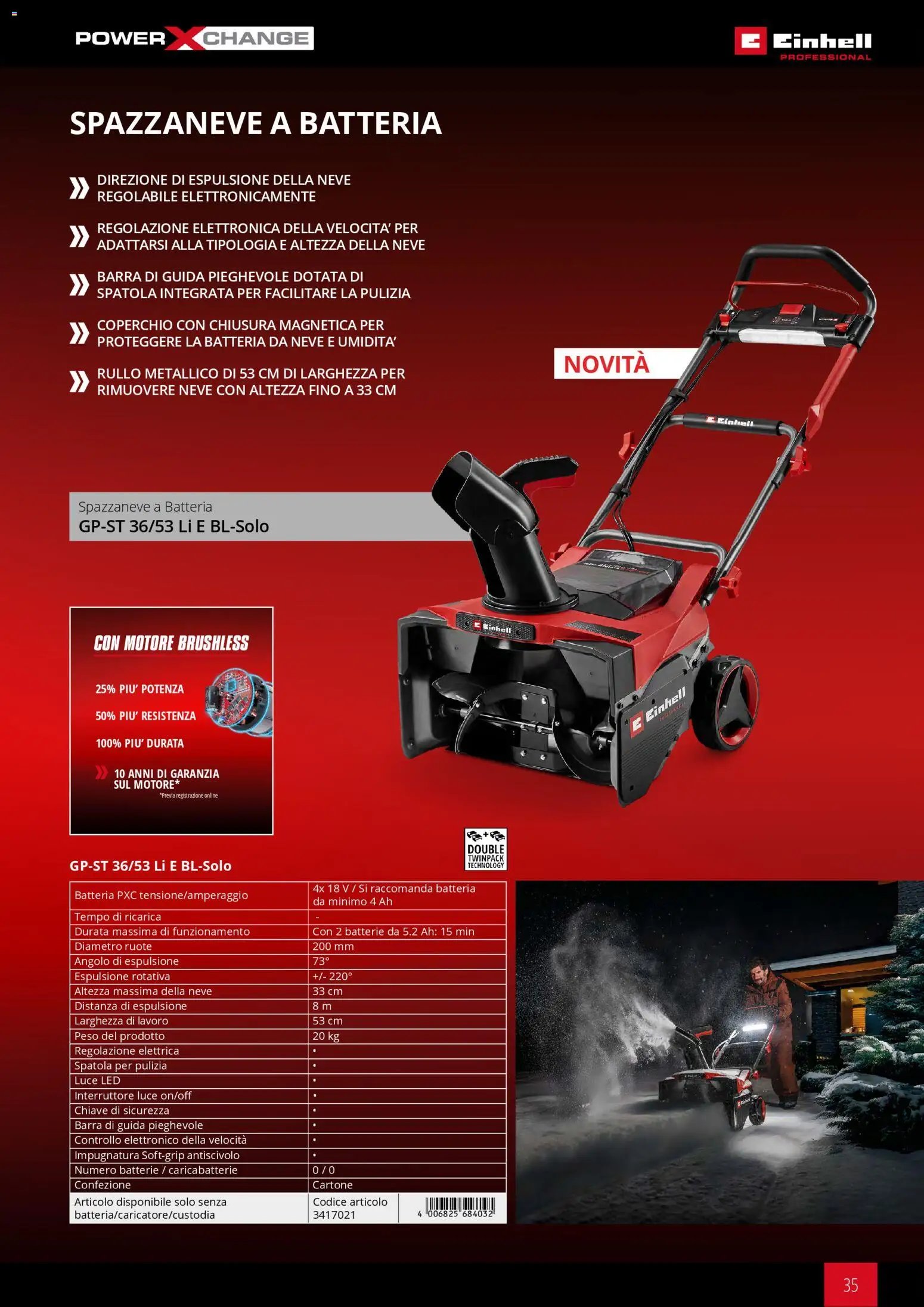 Einhell volantino Giardinaggio 2026 (2026-03-17 - 2026-12-31)