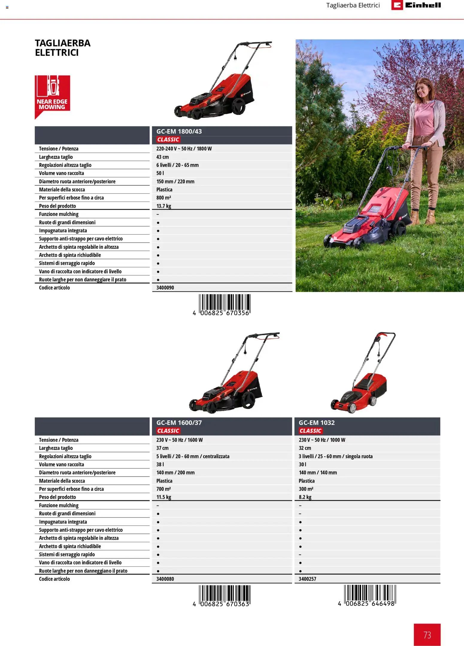 Einhell volantino Giardinaggio 2026 (2026-03-17 - 2026-12-31)