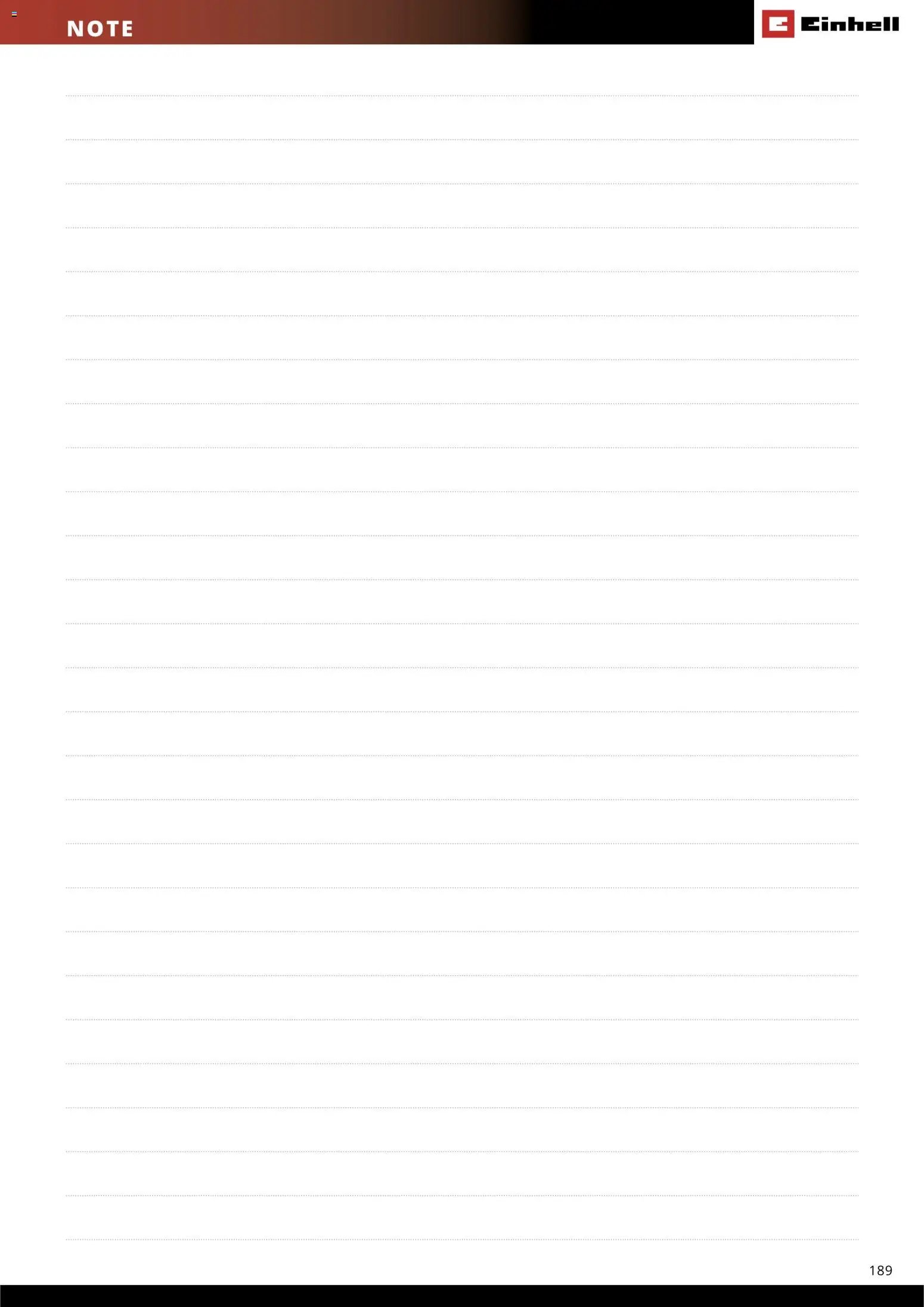 Einhell volantino Accessori  (2026-03-17 - 2026-12-31)