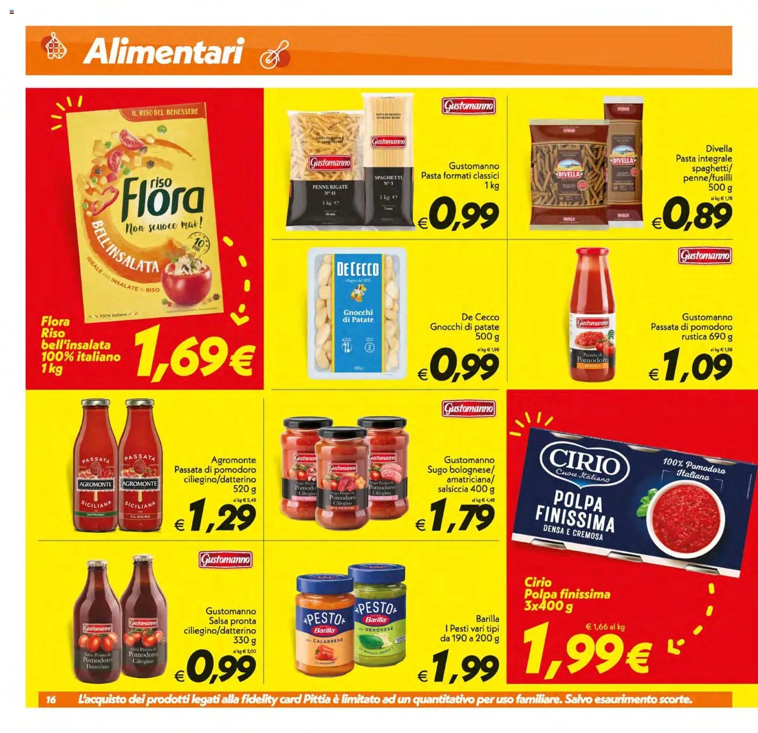 SuperConveniente volantino Caltanissetta, San Cataldo, Avola, Lascari, Milazzo, Barcellona