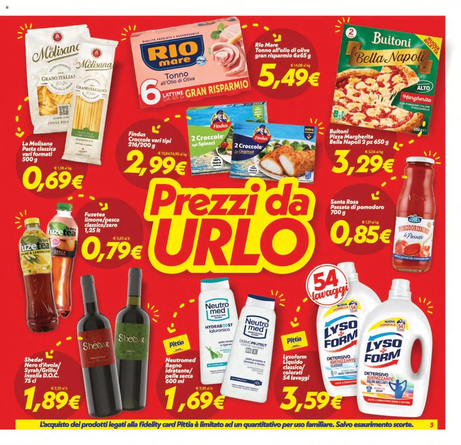 SuperConveniente volantino Caltanissetta, San Cataldo, Avola, Lascari, Milazzo, Barcellona