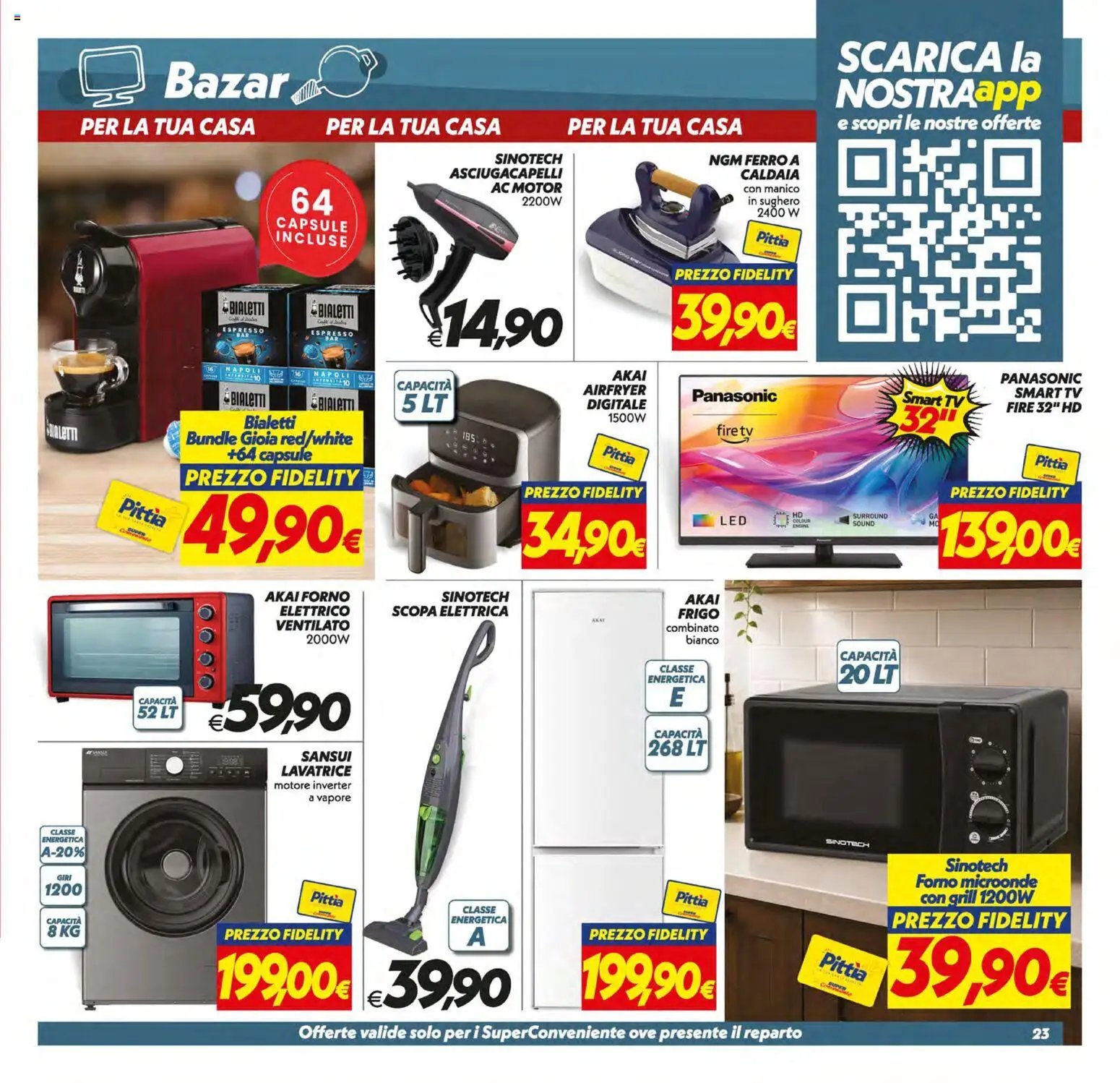 SuperConveniente volantino Caltanissetta, San Cataldo, Avola, Lascari, Milazzo, Barcellona