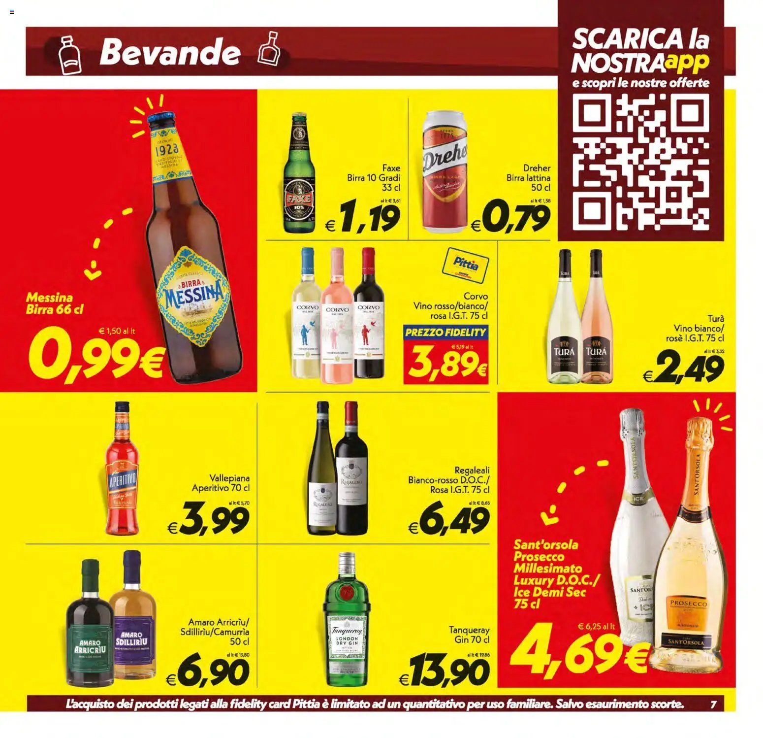 SuperConveniente volantino Caltanissetta, San Cataldo, Avola, Lascari, Milazzo, Barcellona