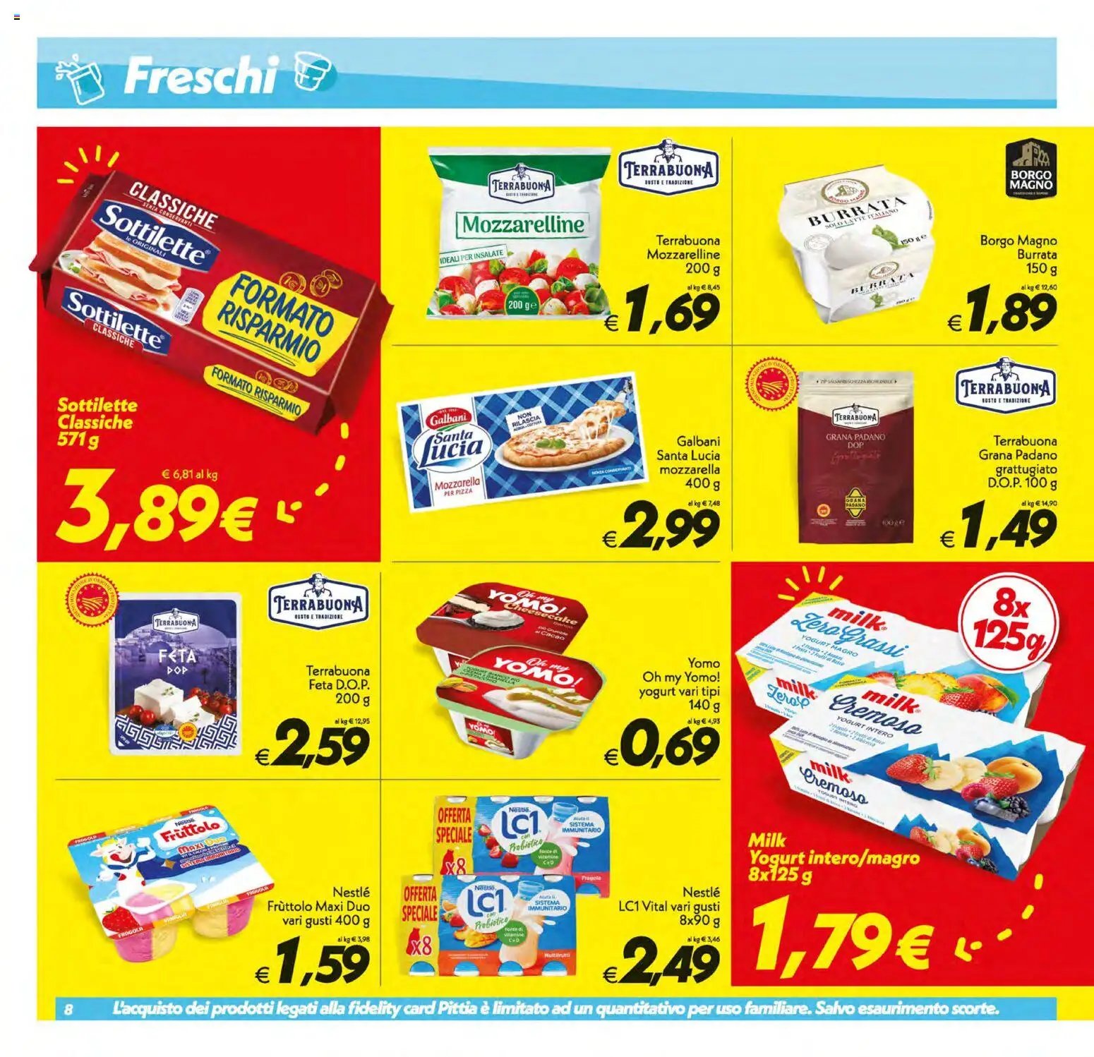 SuperConveniente volantino Caltanissetta, San Cataldo, Avola, Lascari, Milazzo, Barcellona