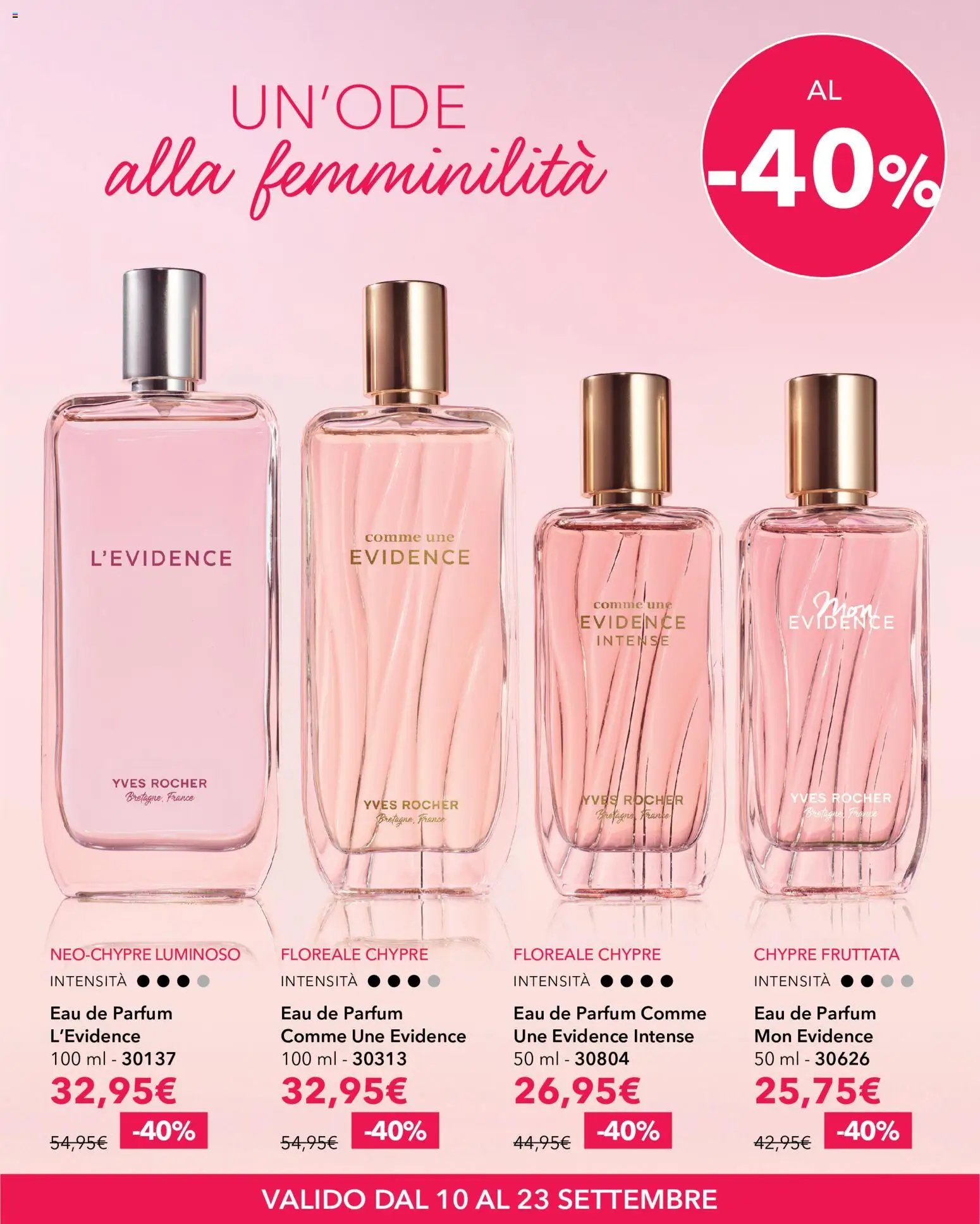 Yves Rocher catalogo Profumi