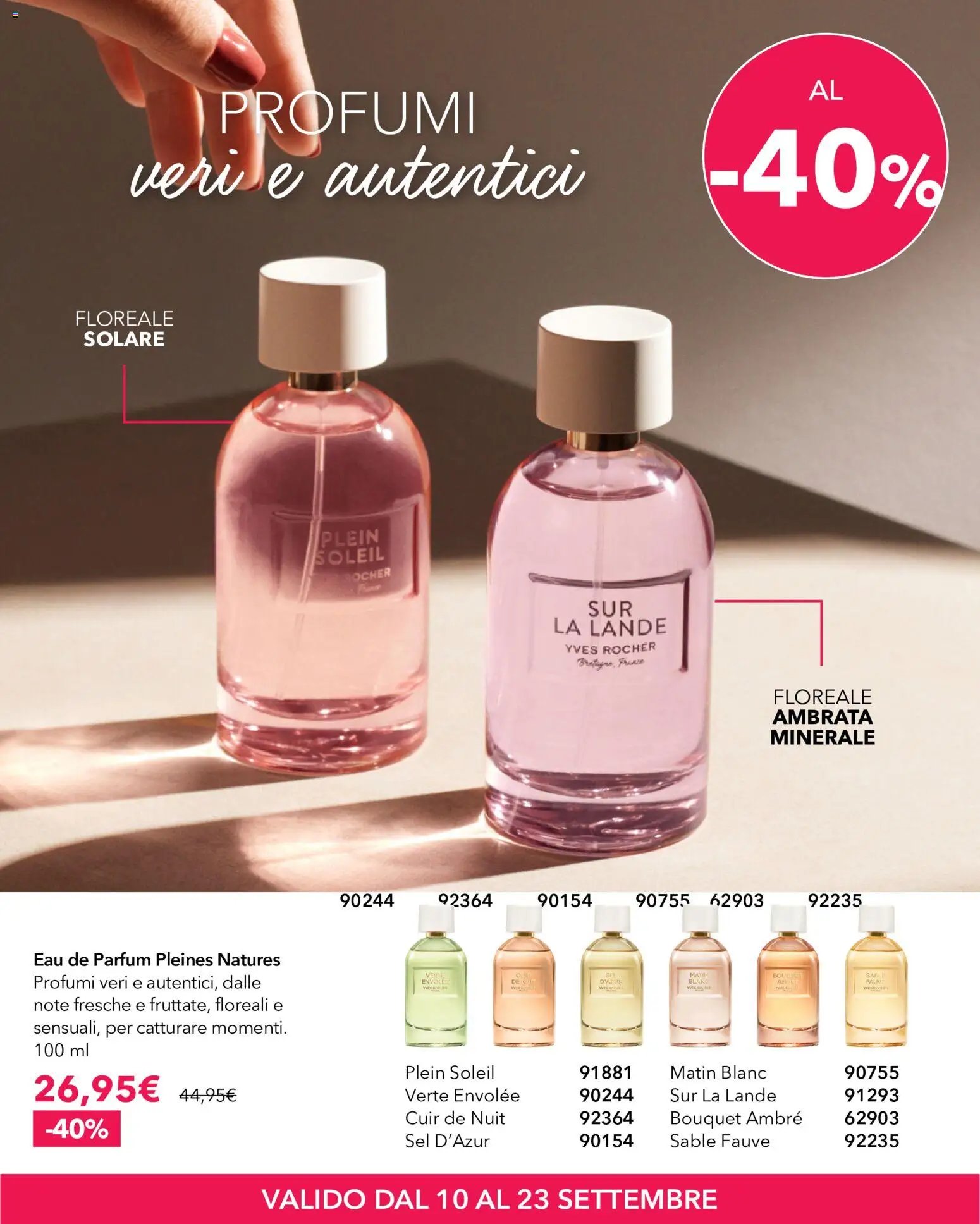Yves Rocher catalogo Profumi