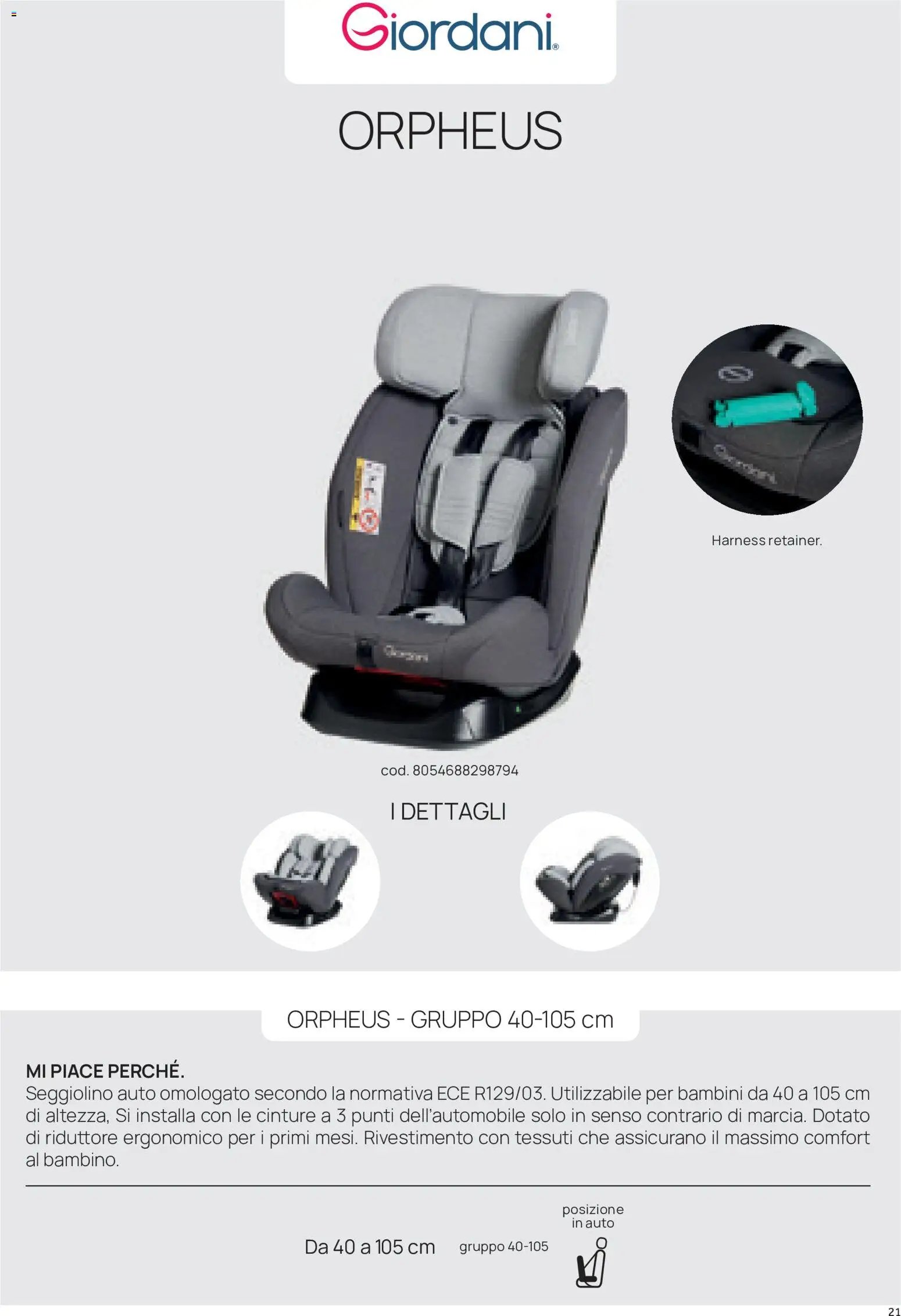 Prenatal volantino Seggiolini auto