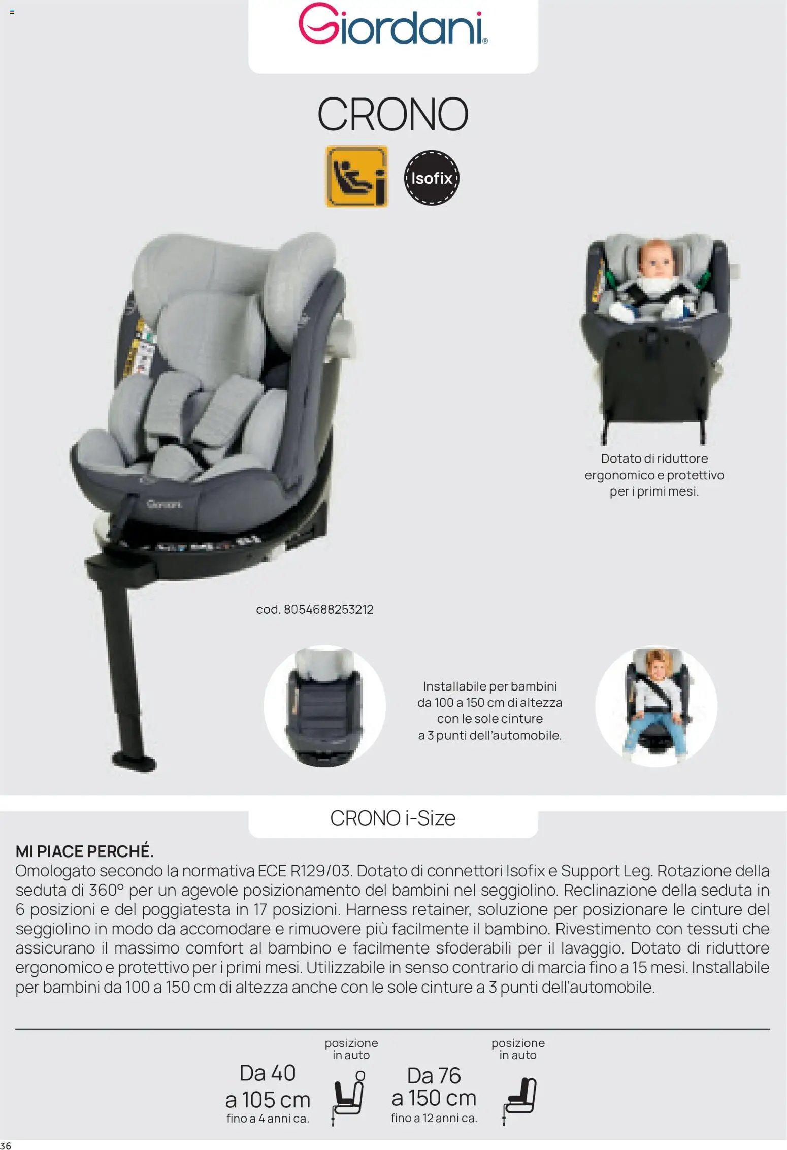 Prenatal volantino Seggiolini auto