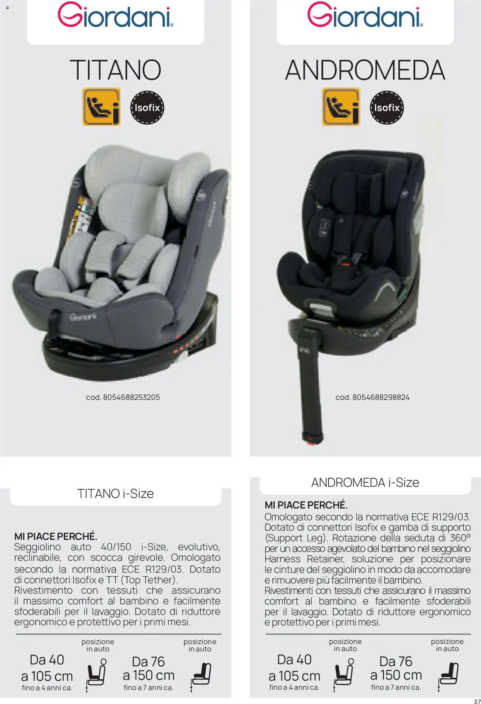 Prenatal volantino Seggiolini auto