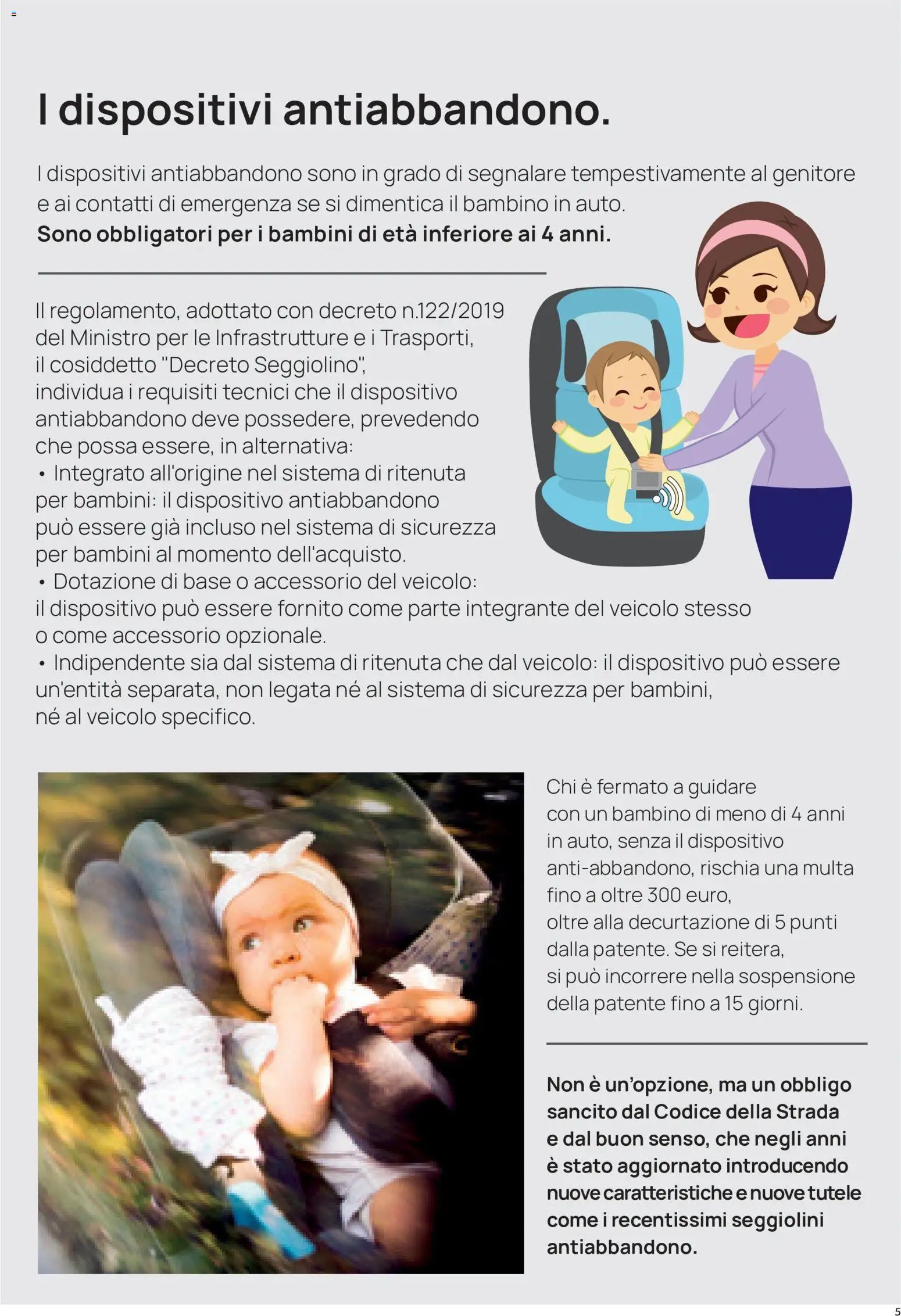 Prenatal volantino Seggiolini auto