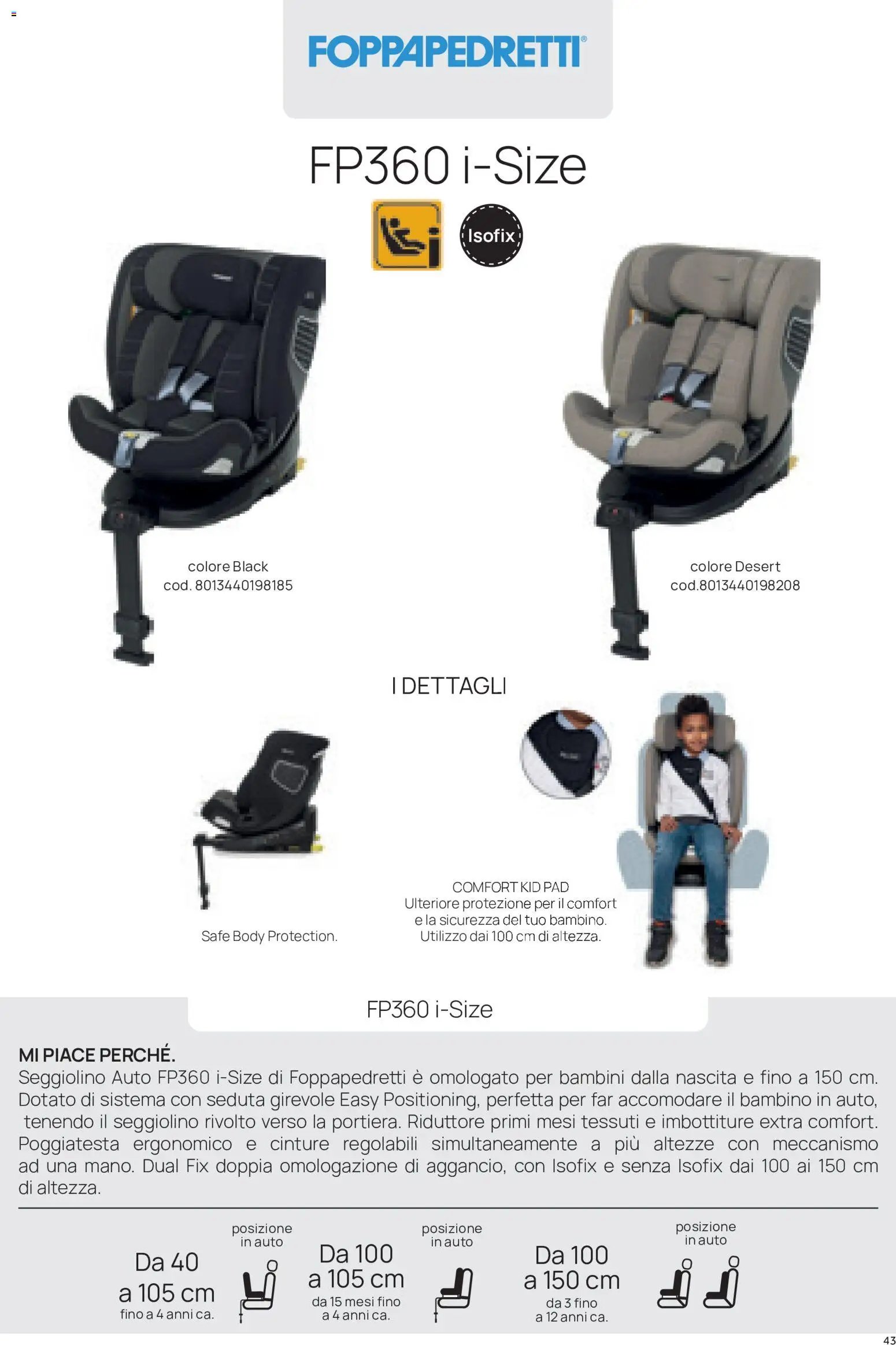 Prenatal volantino Seggiolini auto