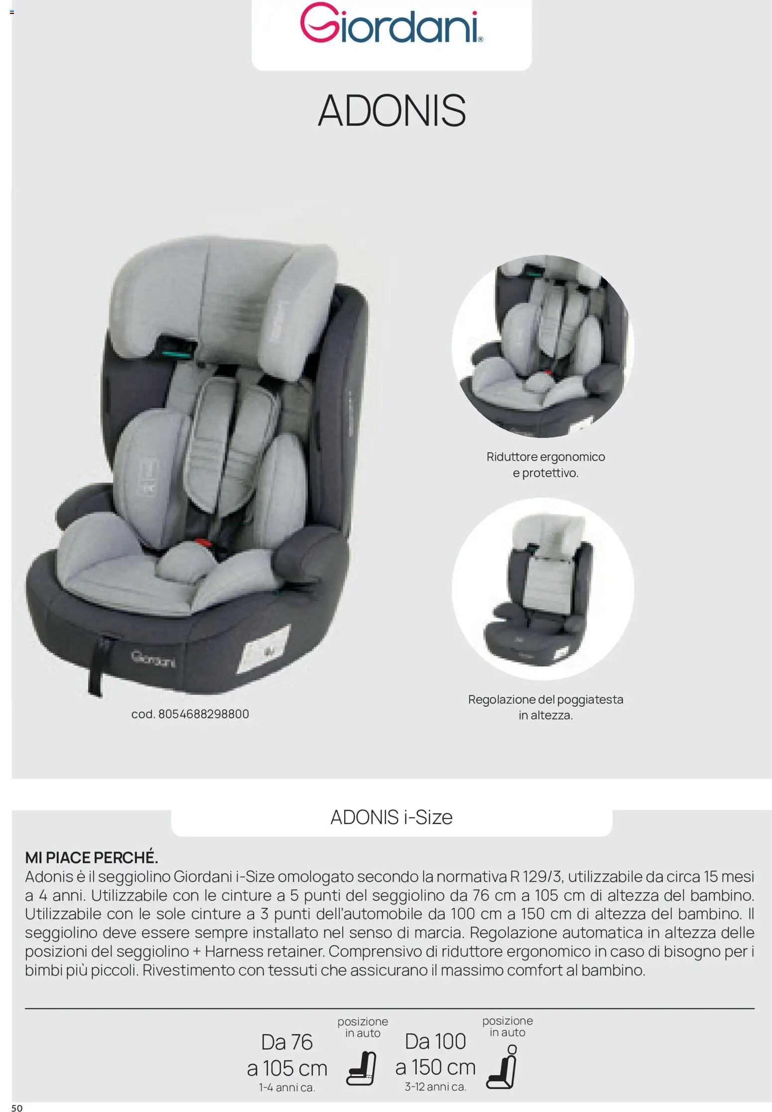 Prenatal volantino Seggiolini auto