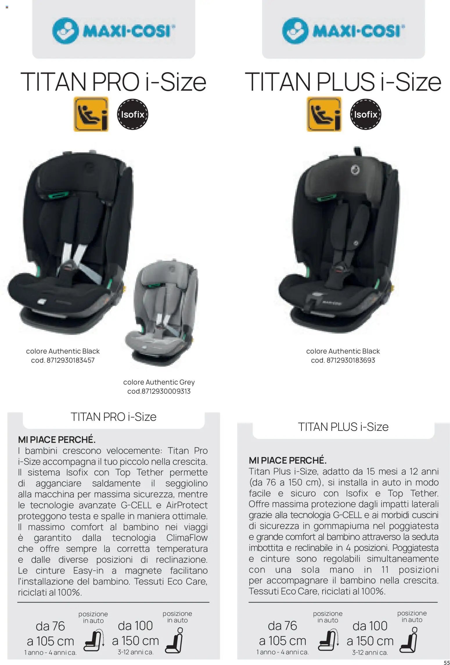 Prenatal volantino Seggiolini auto