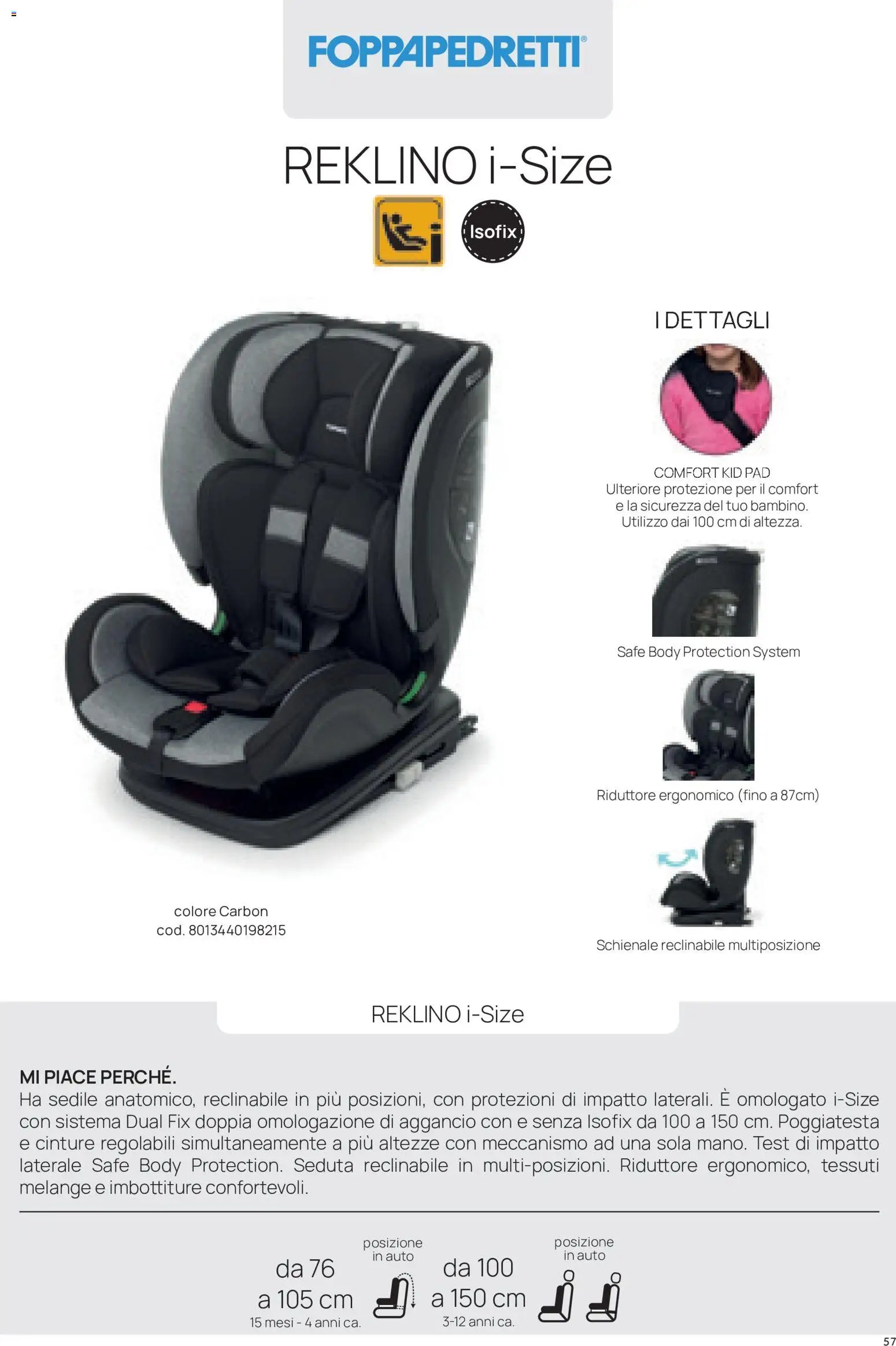 Prenatal volantino Seggiolini auto