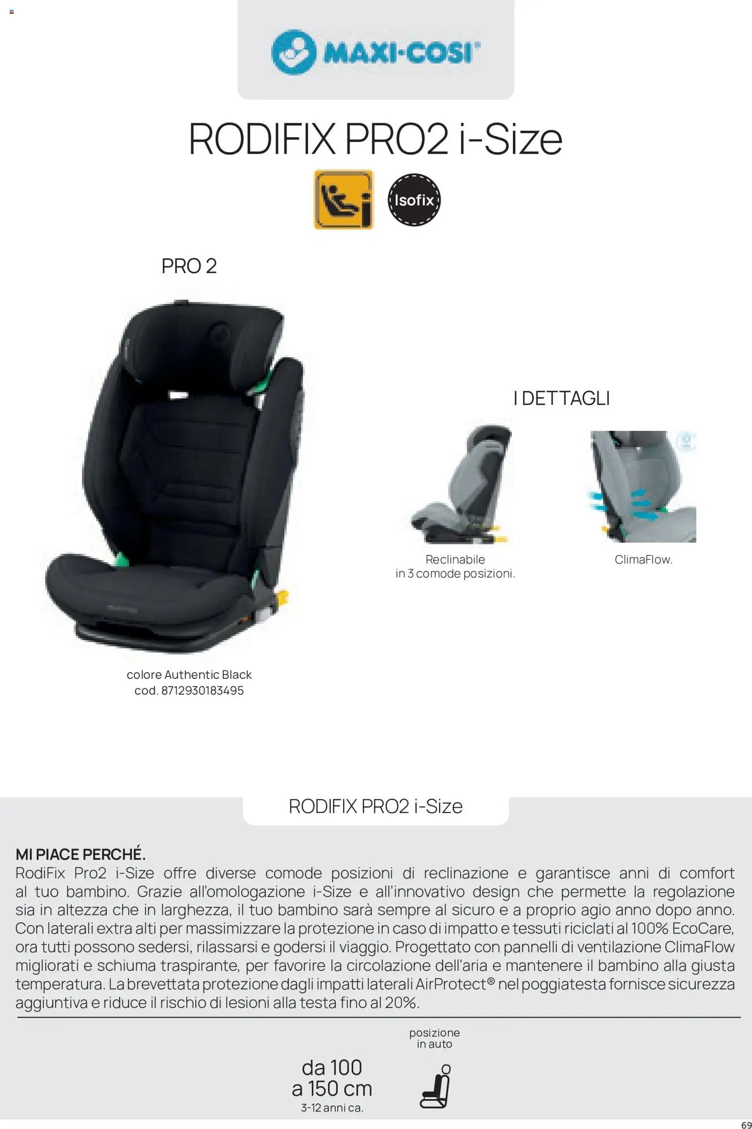 Prenatal volantino Seggiolini auto