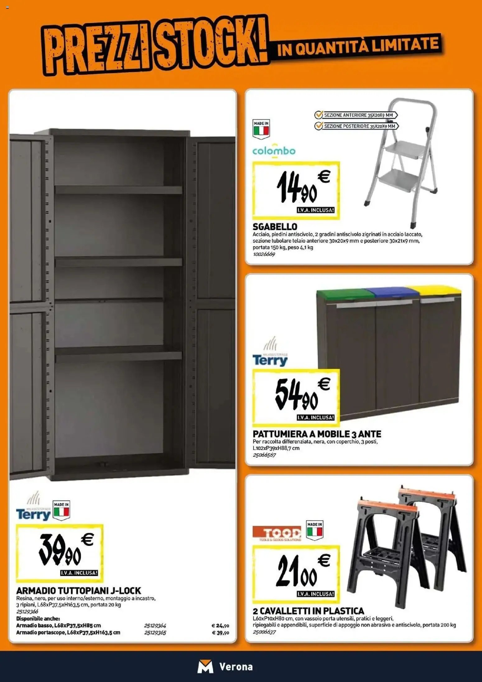 TECNOMAT - Straordinari prezzi stock!