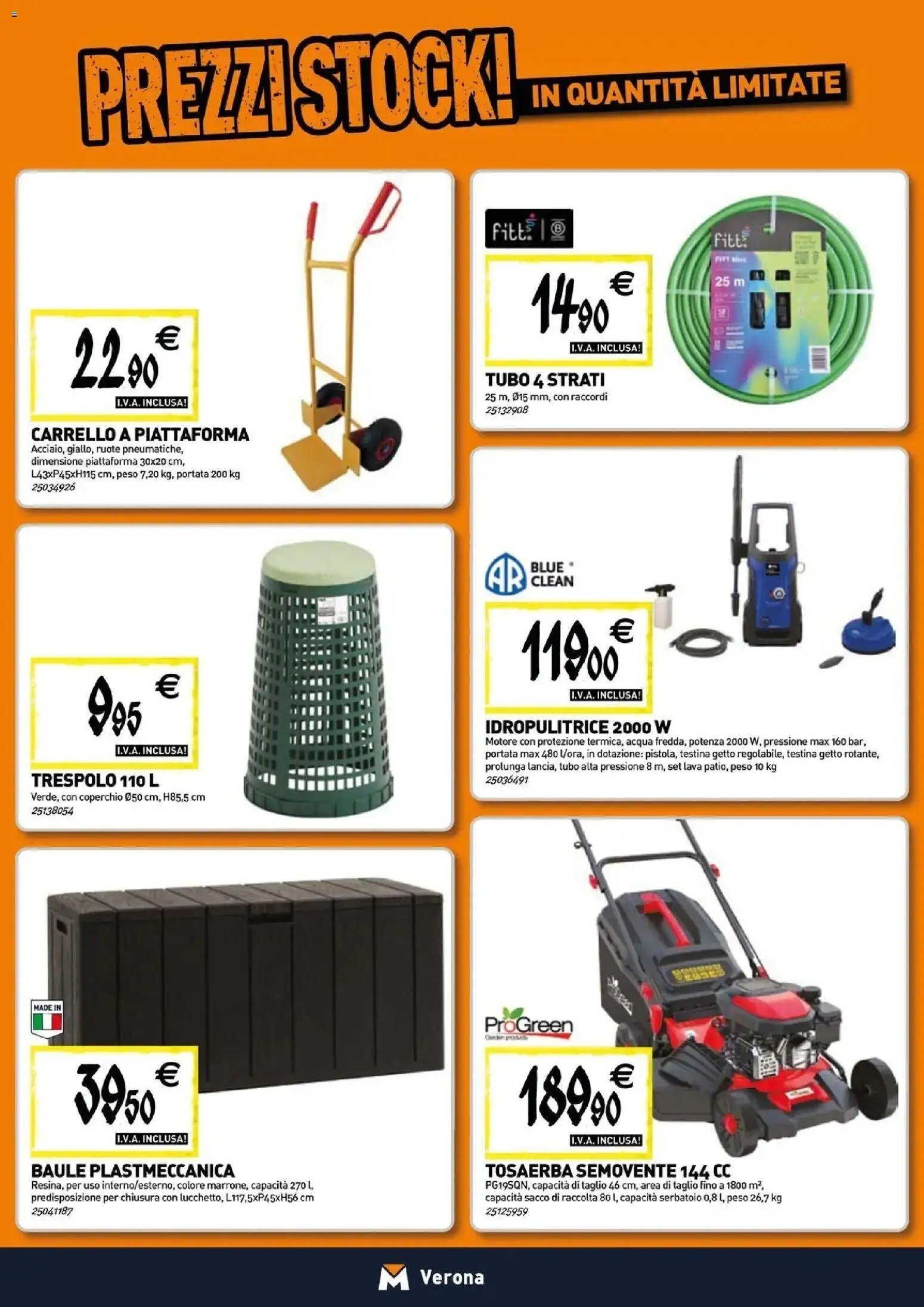 TECNOMAT - Straordinari prezzi stock!