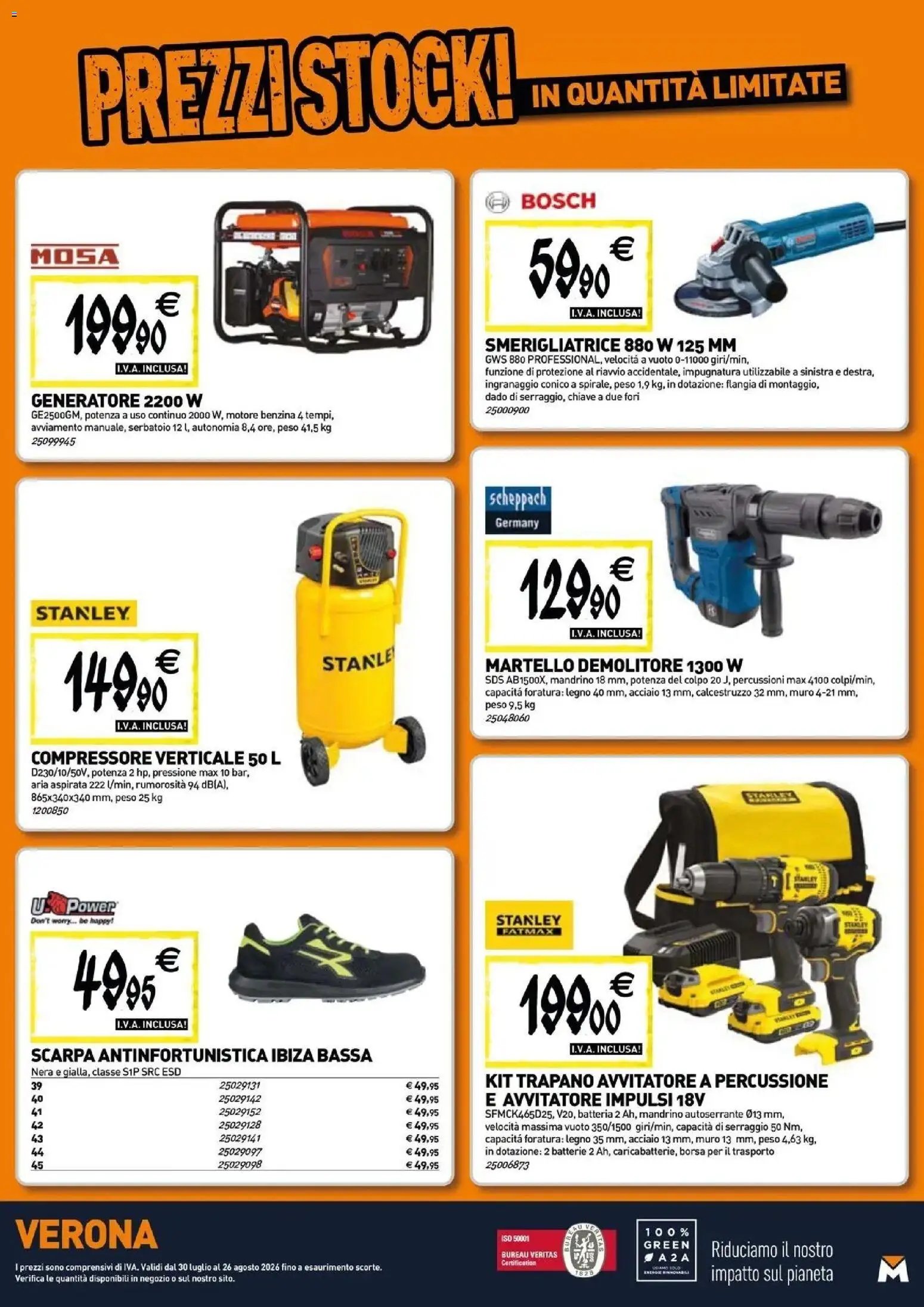 TECNOMAT - Straordinari prezzi stock!