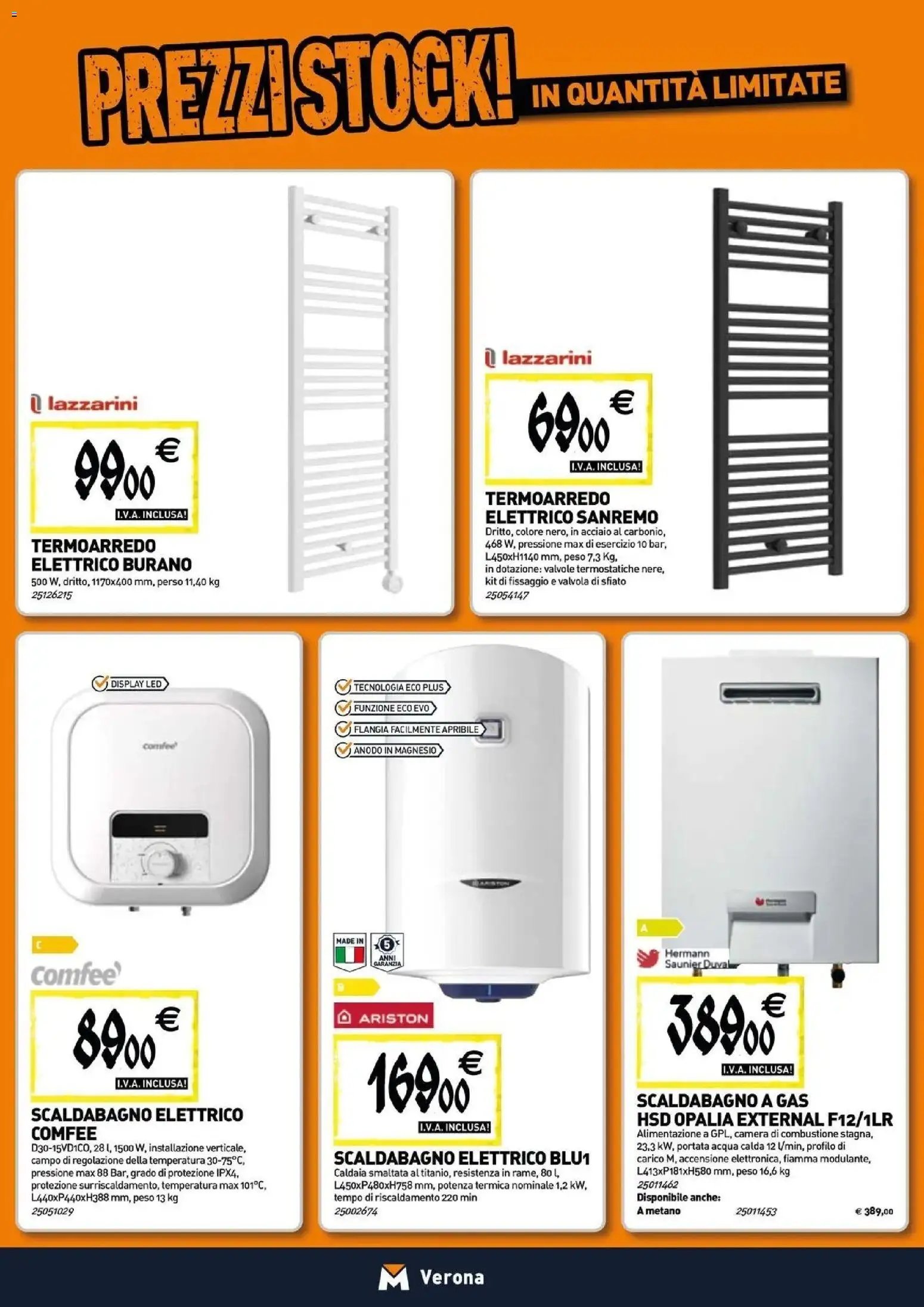 TECNOMAT - Straordinari prezzi stock!
