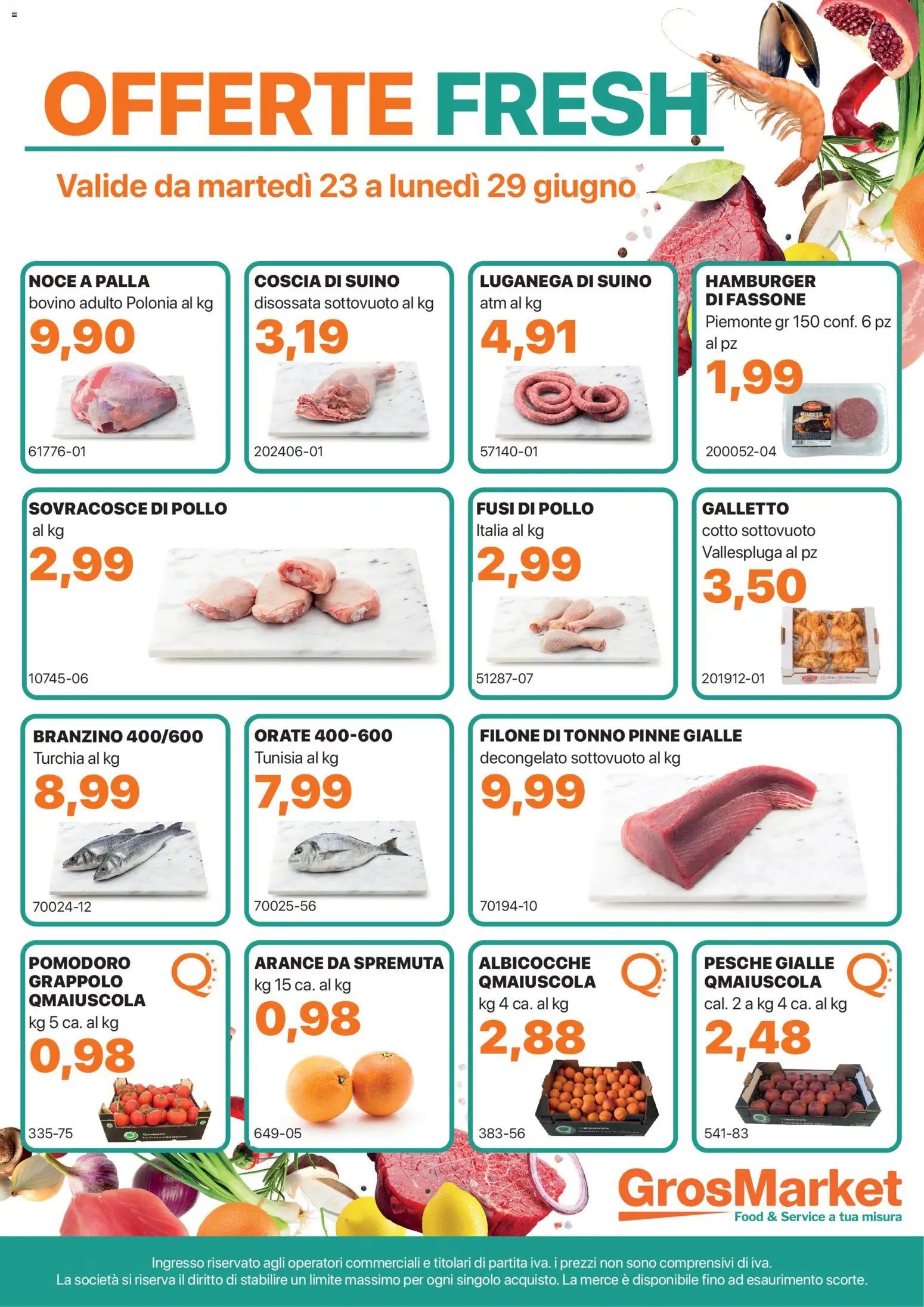 Sogegross volantino Offerte Fresh