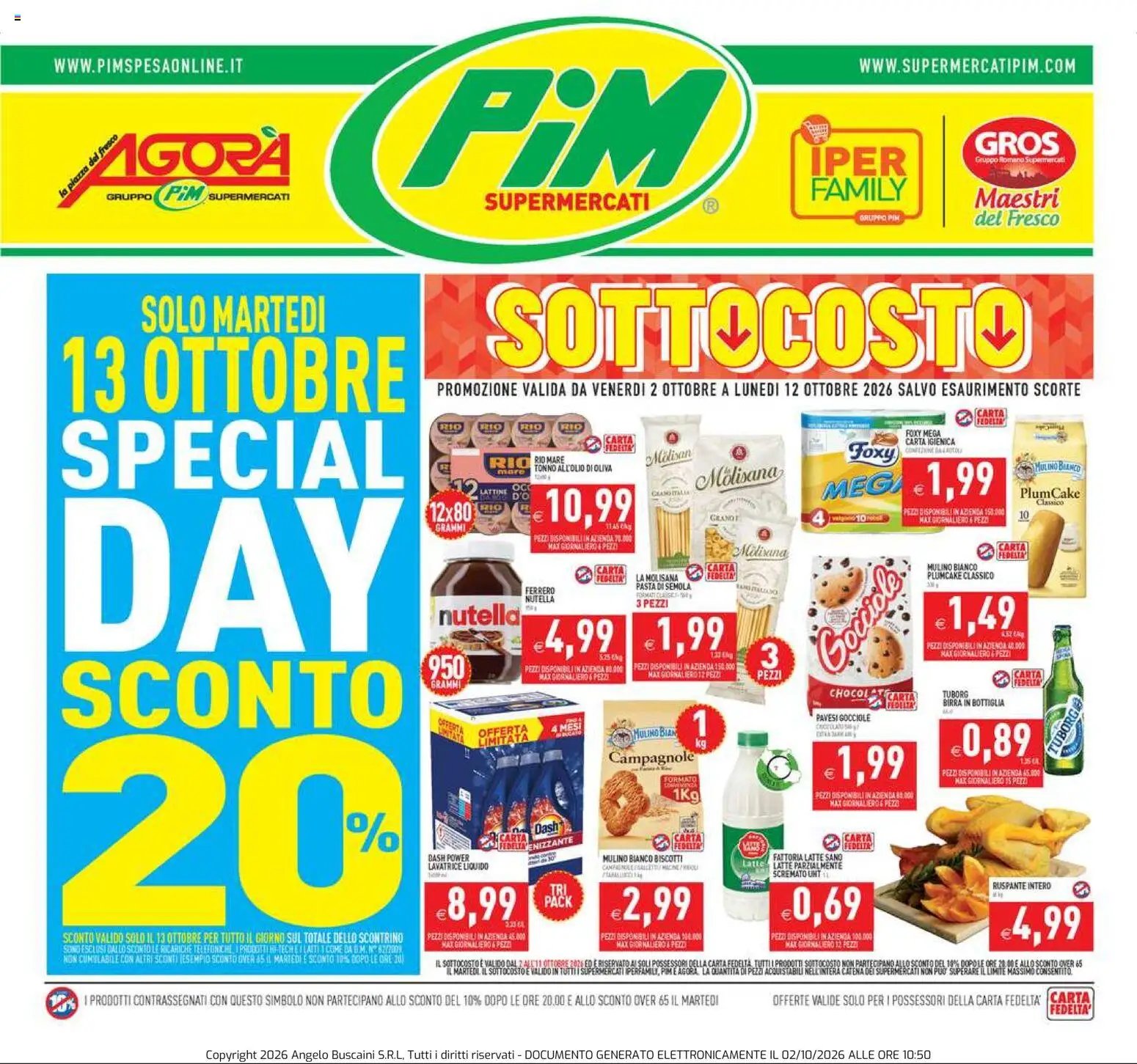 PIM Supermercati volantino