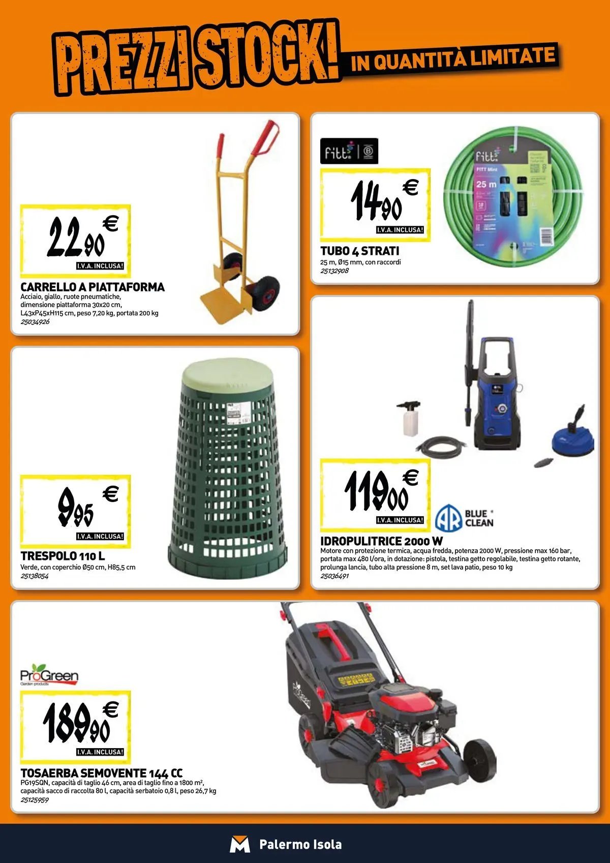 TECNOMAT - Straordinari prezzi stock!