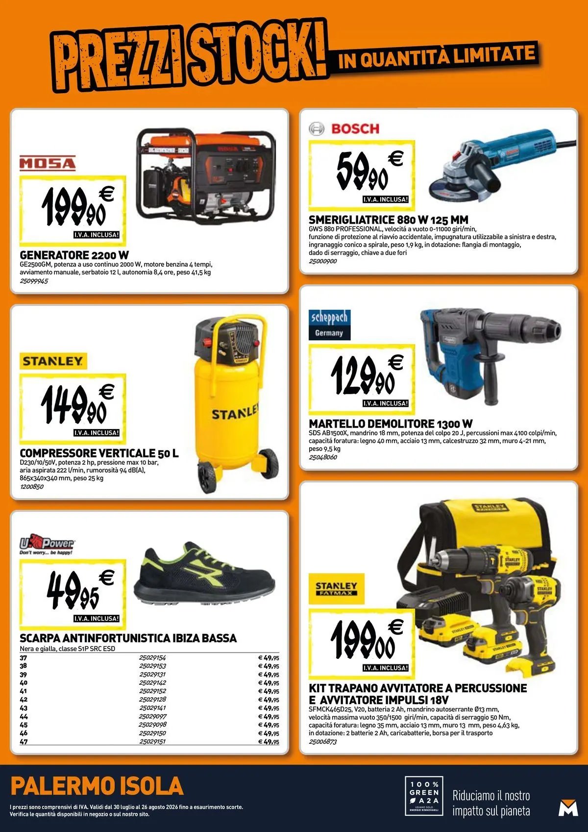 TECNOMAT - Straordinari prezzi stock!