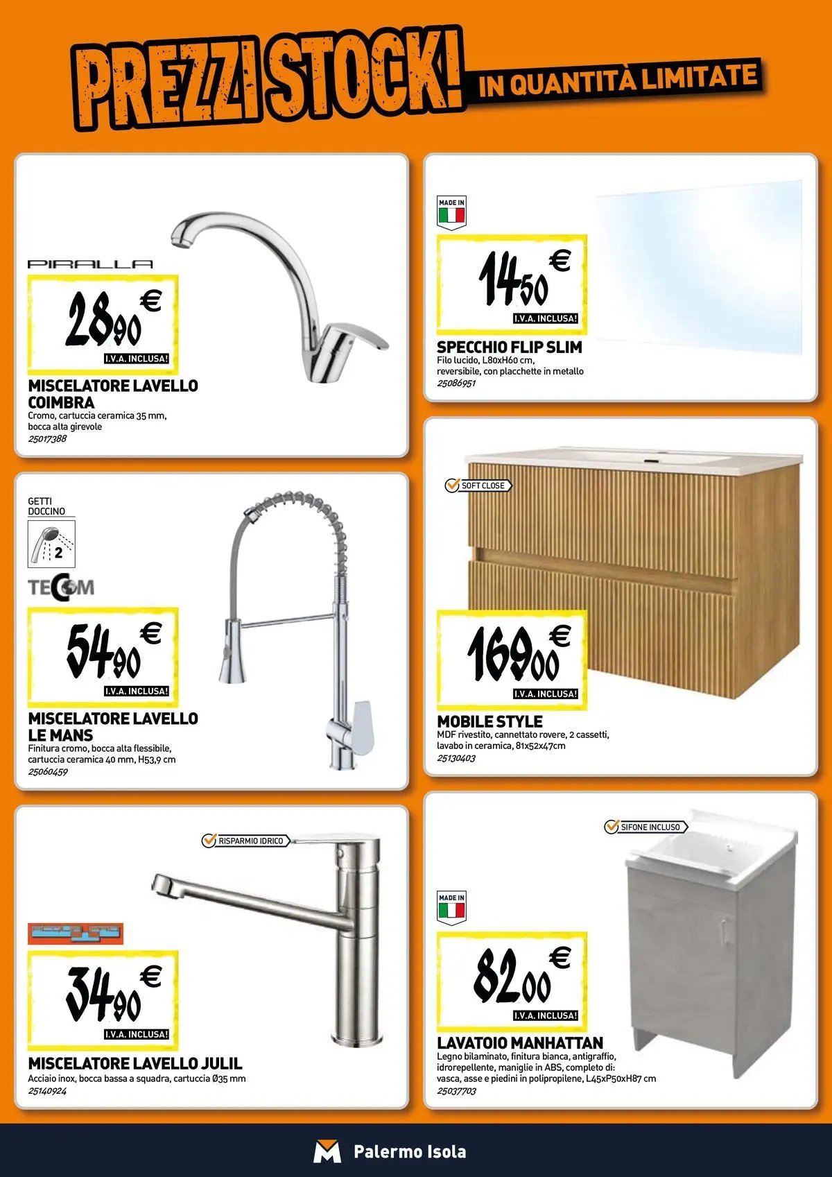 TECNOMAT - Straordinari prezzi stock!