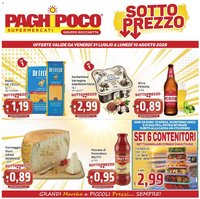 Paghi Poco volantino