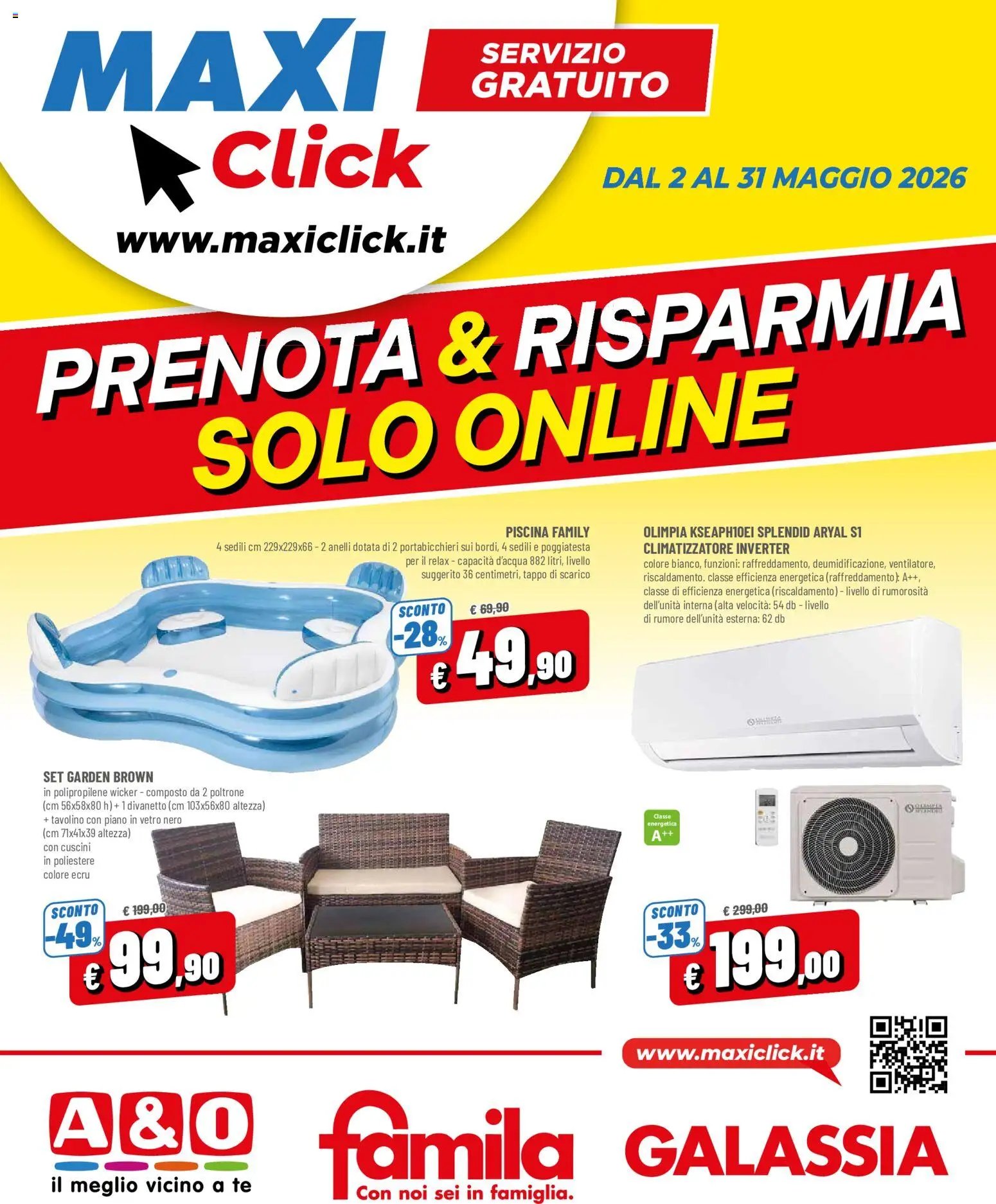 Galassia volantino MaxiClick (2026-05-02 - 2026-05-31)