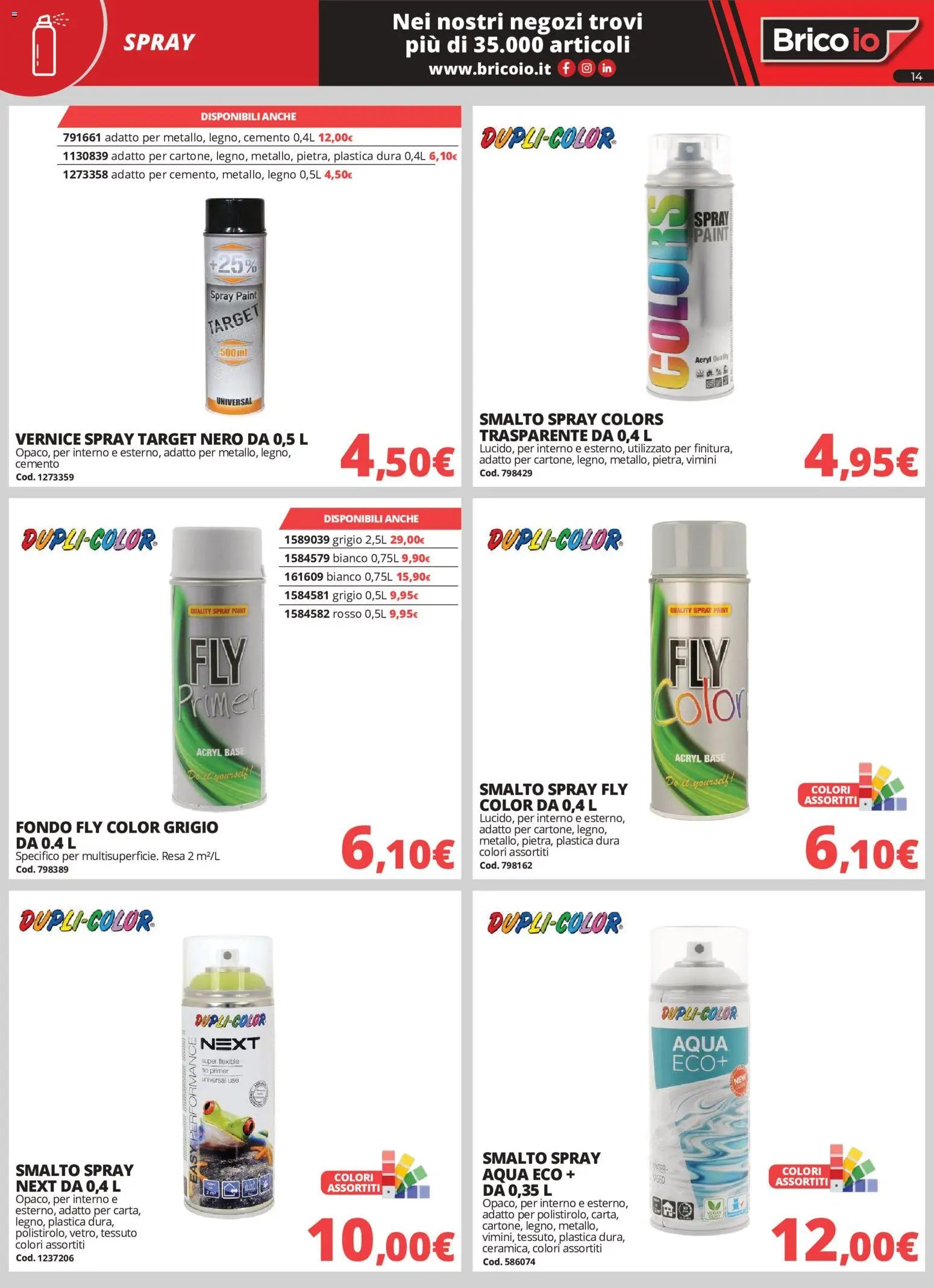 Brico io volantino Lavori Interni
