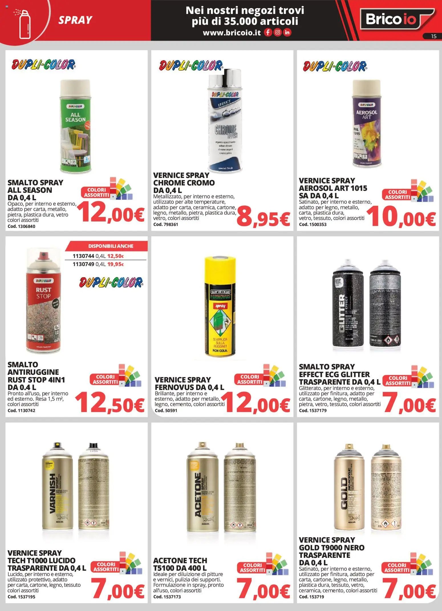 Brico io volantino Lavori Interni