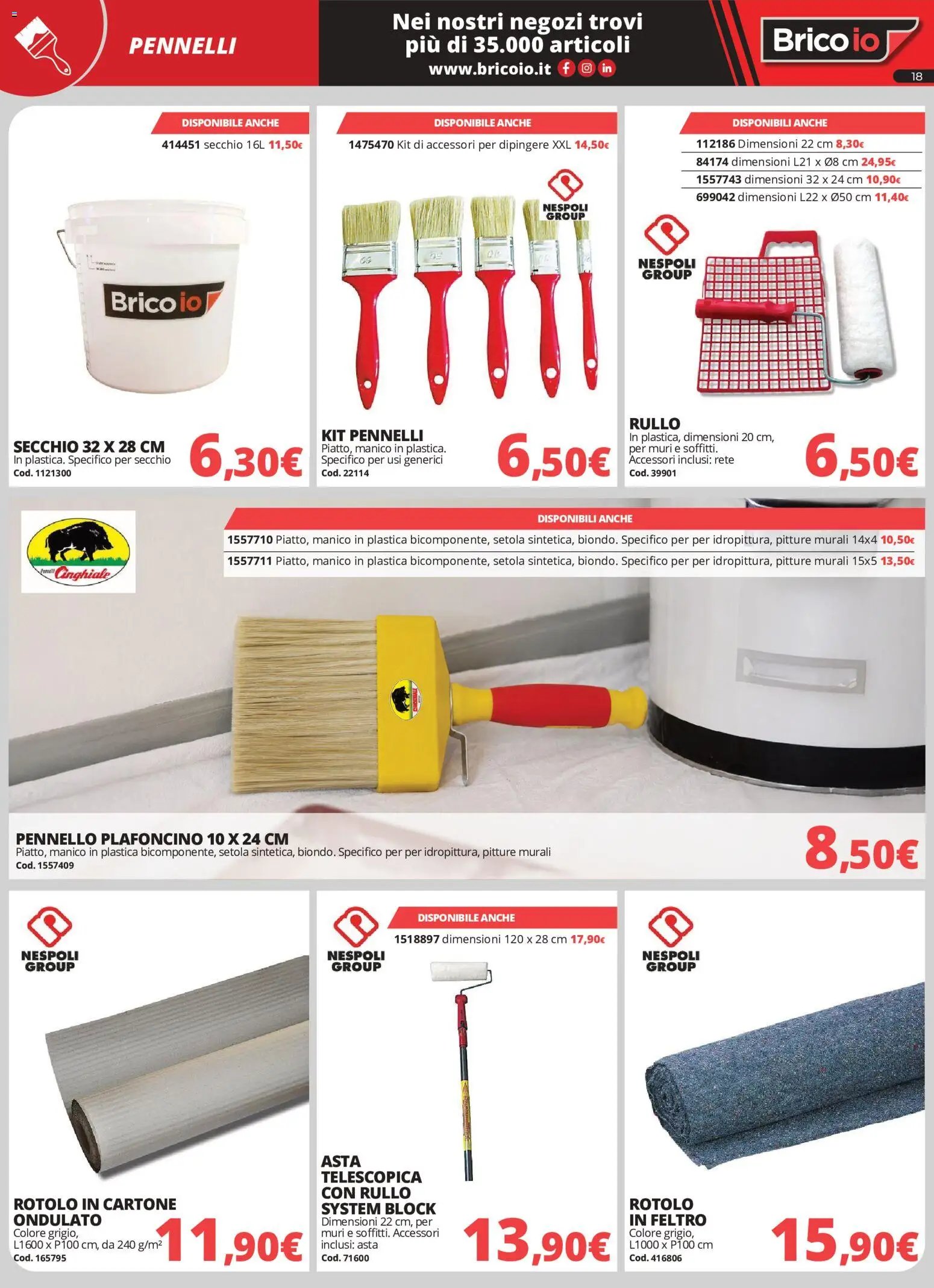 Brico io volantino Lavori Interni