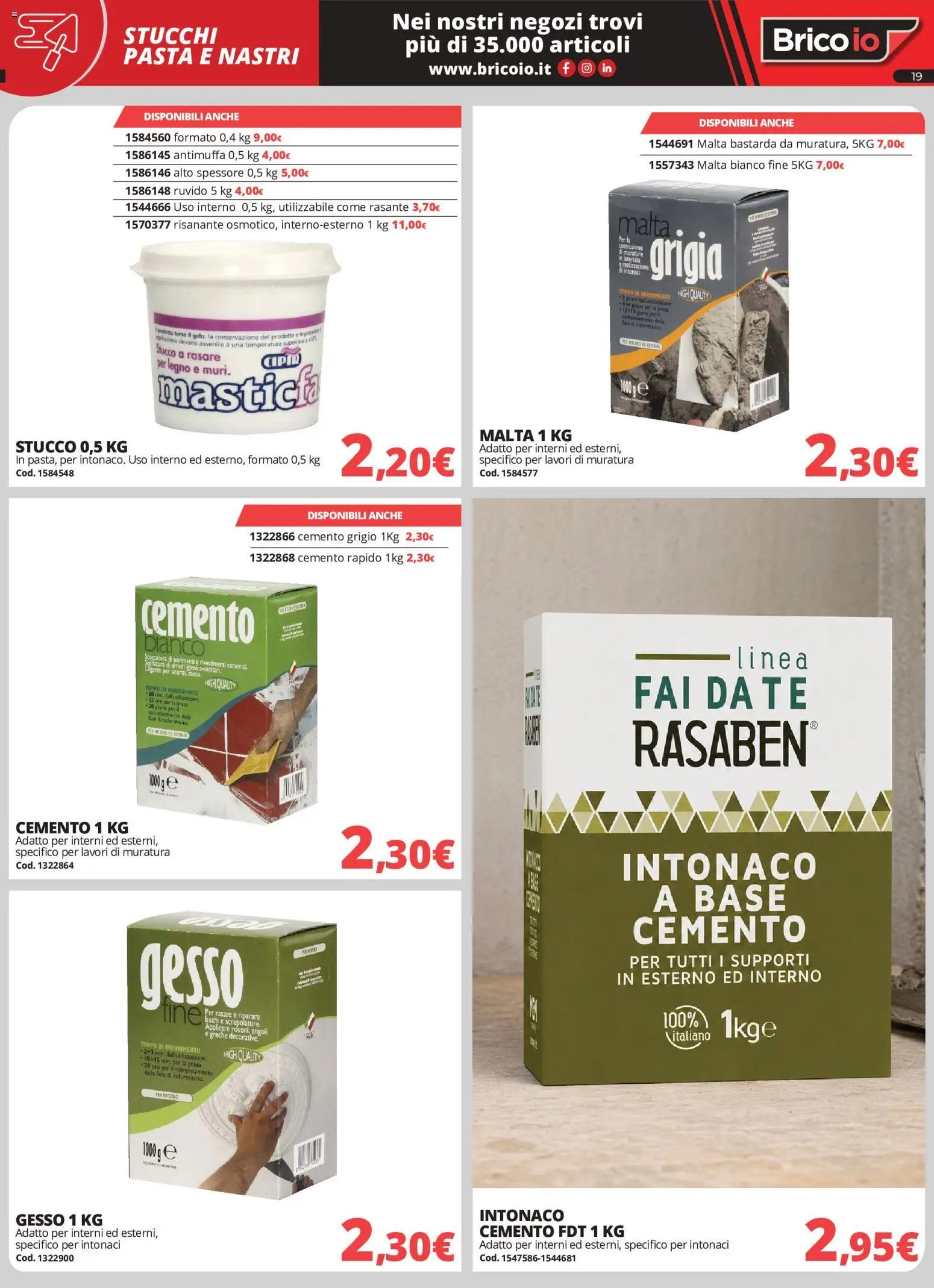 Brico io volantino Lavori Interni