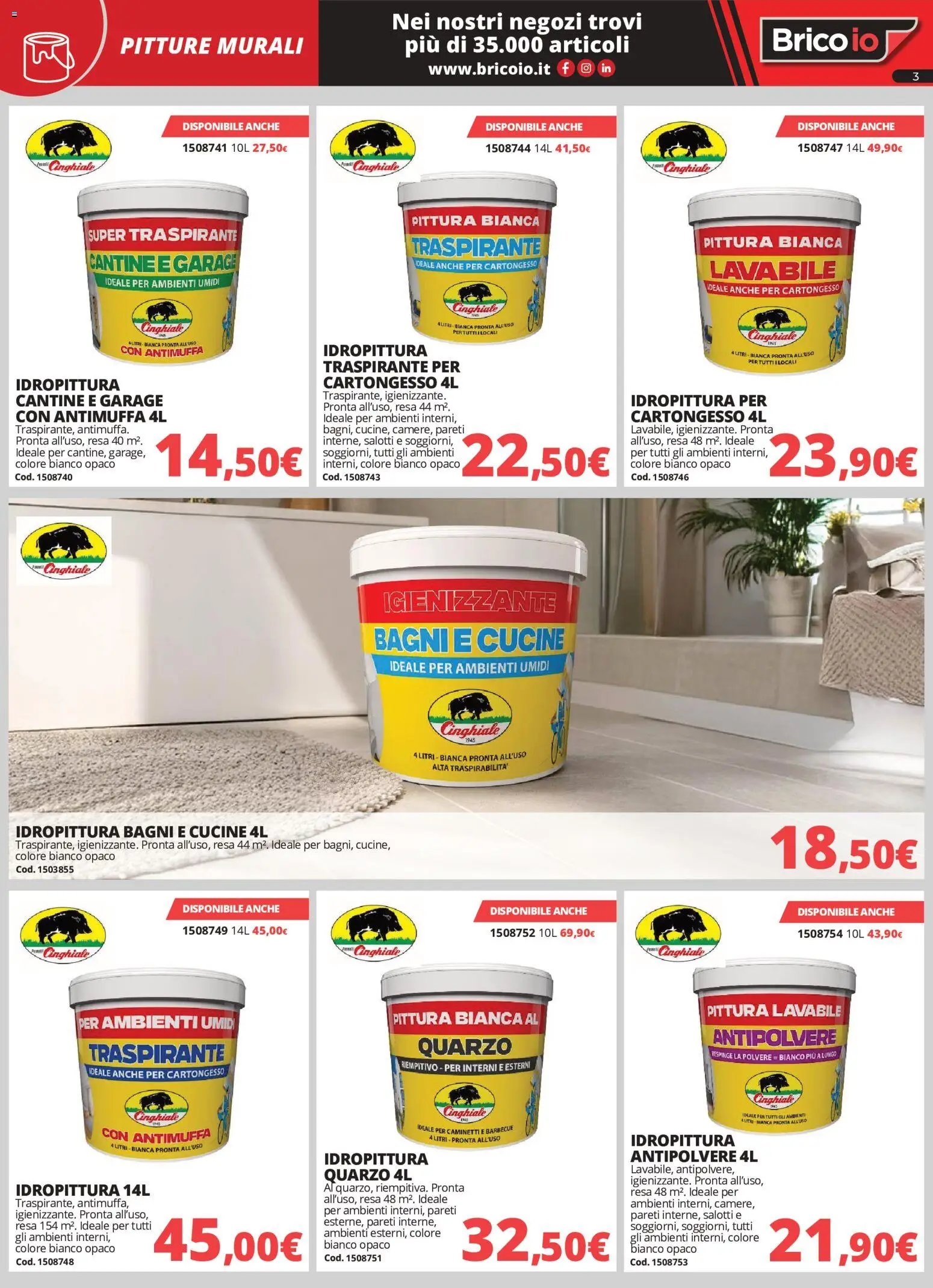 Brico io volantino Lavori Interni