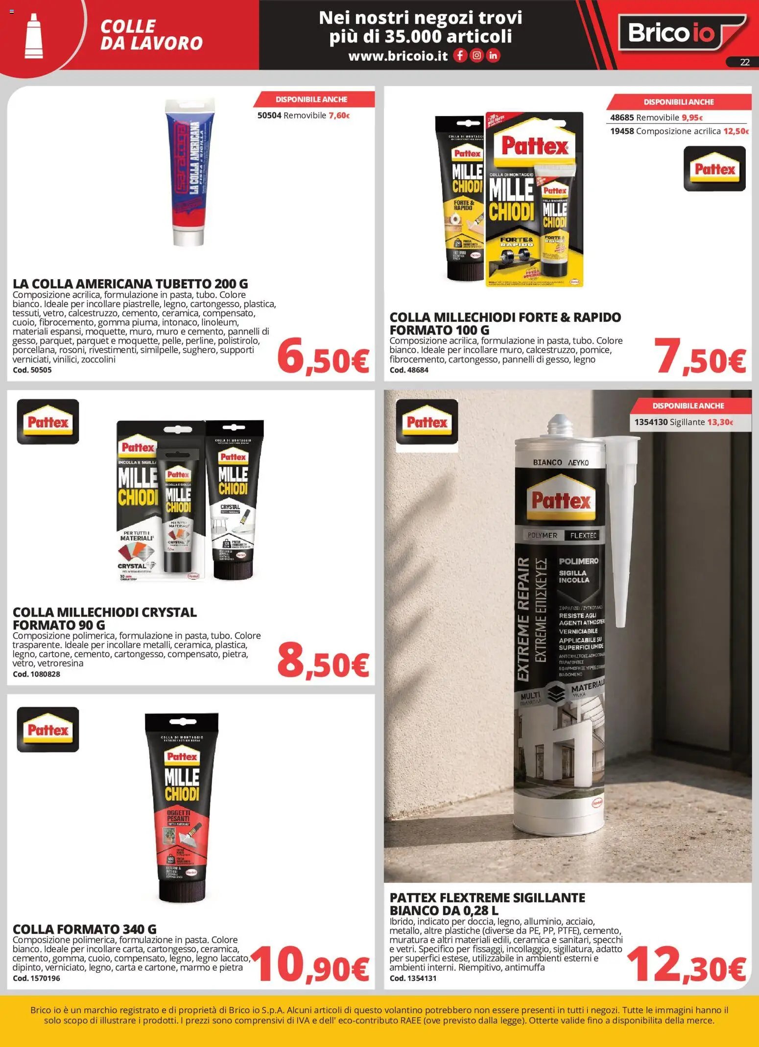 Brico io volantino Lavori Interni