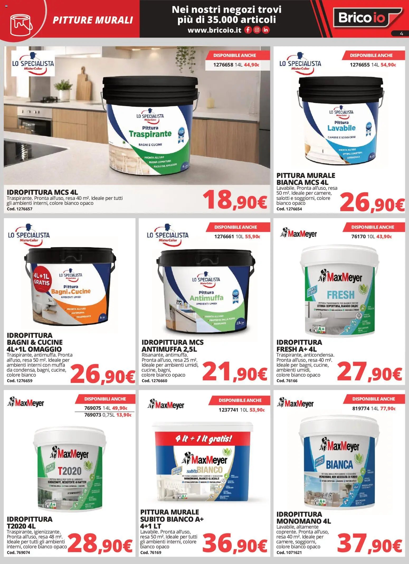 Brico io volantino Lavori Interni