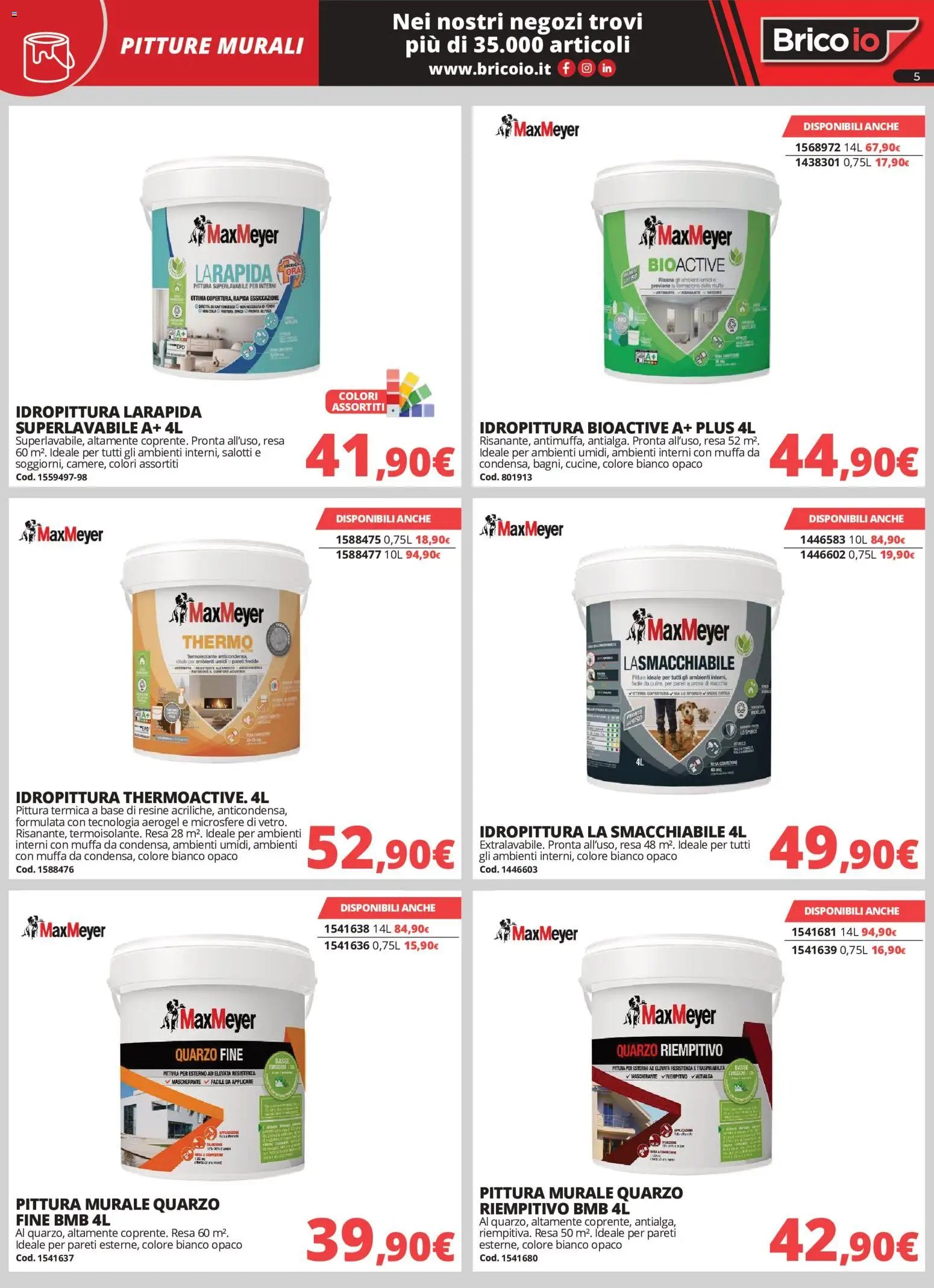 Brico io volantino Lavori Interni
