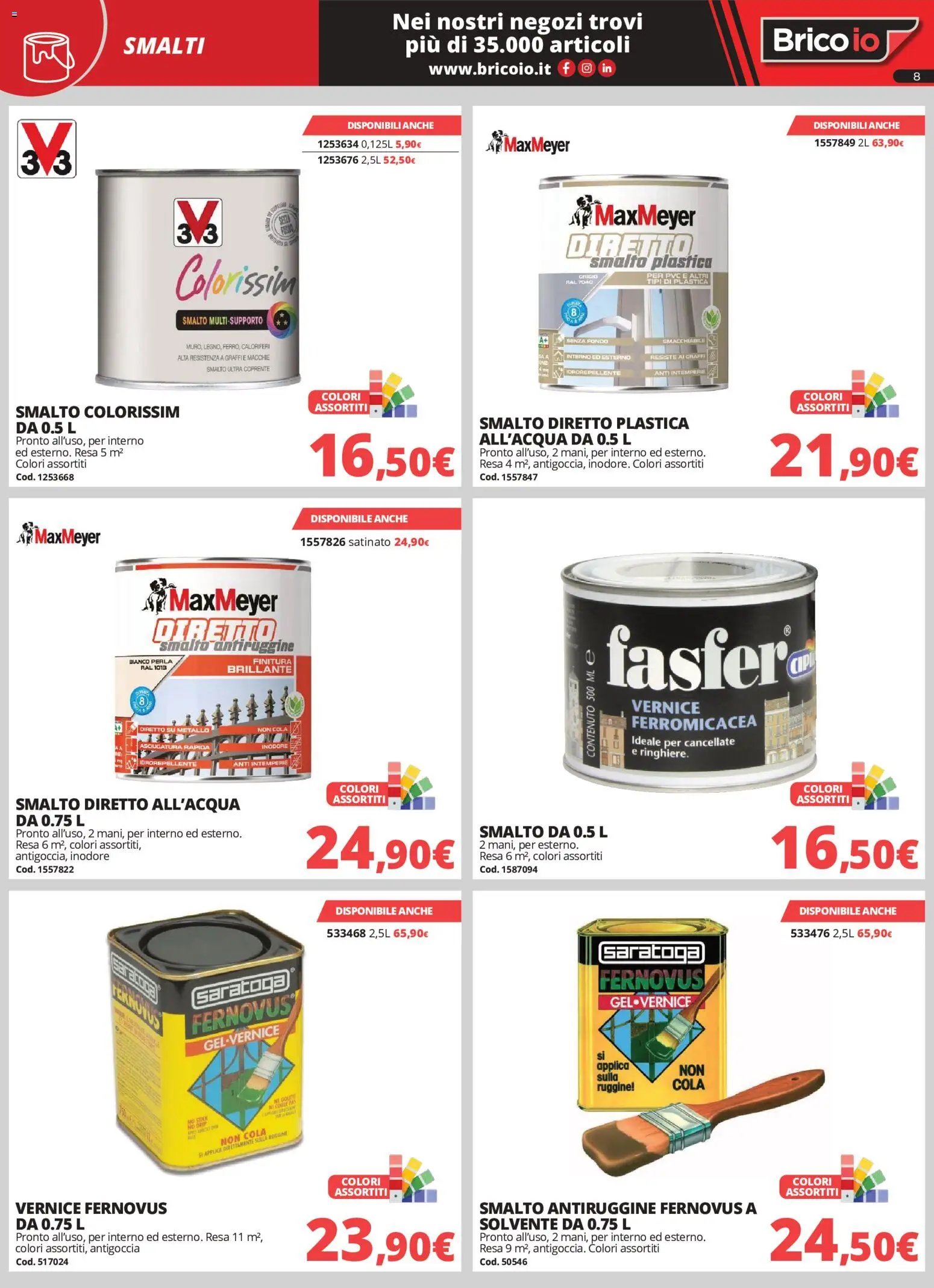 Brico io volantino Lavori Interni