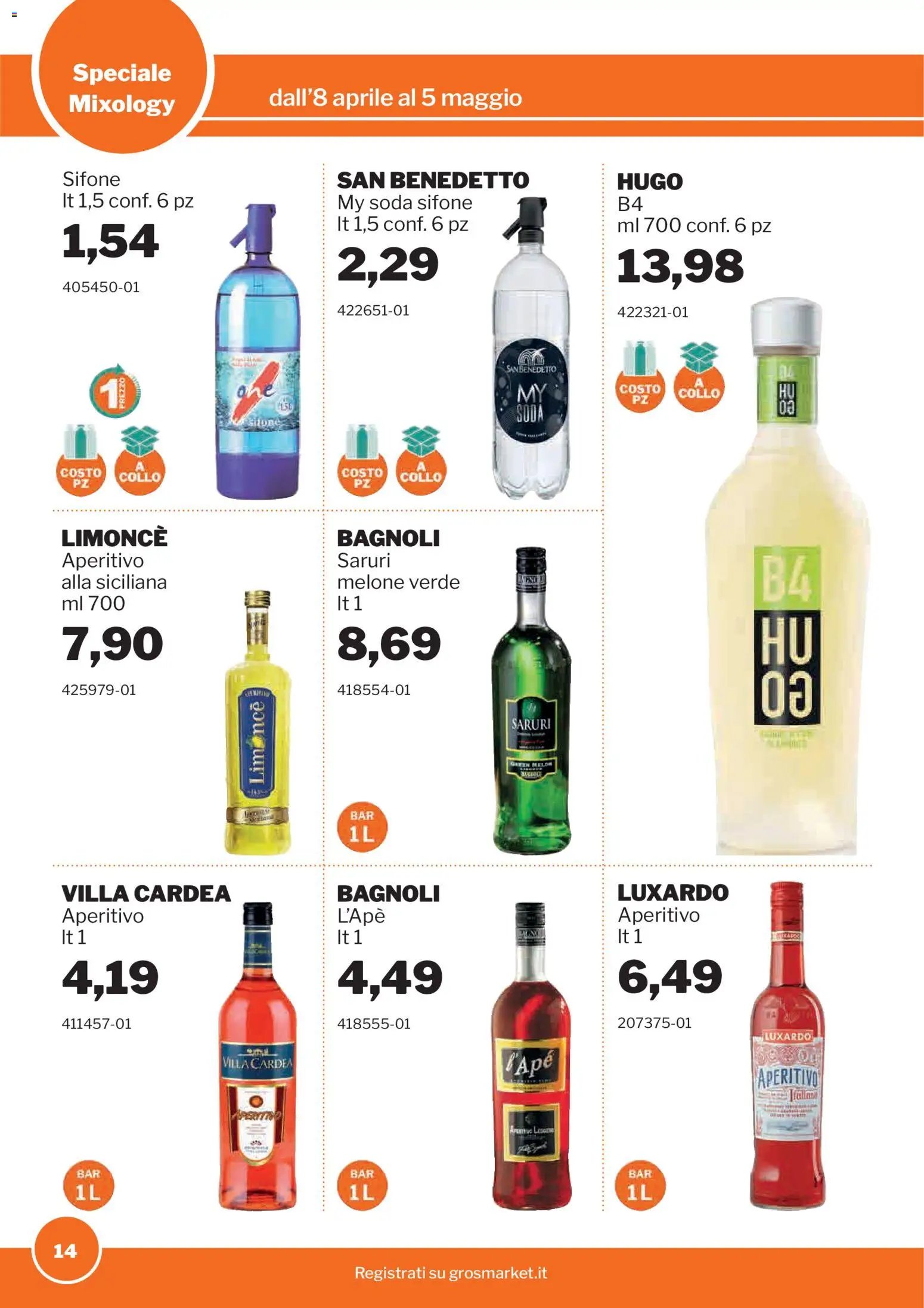 Sogegross volantino Mixology (2026-04-08 - 2026-05-05)